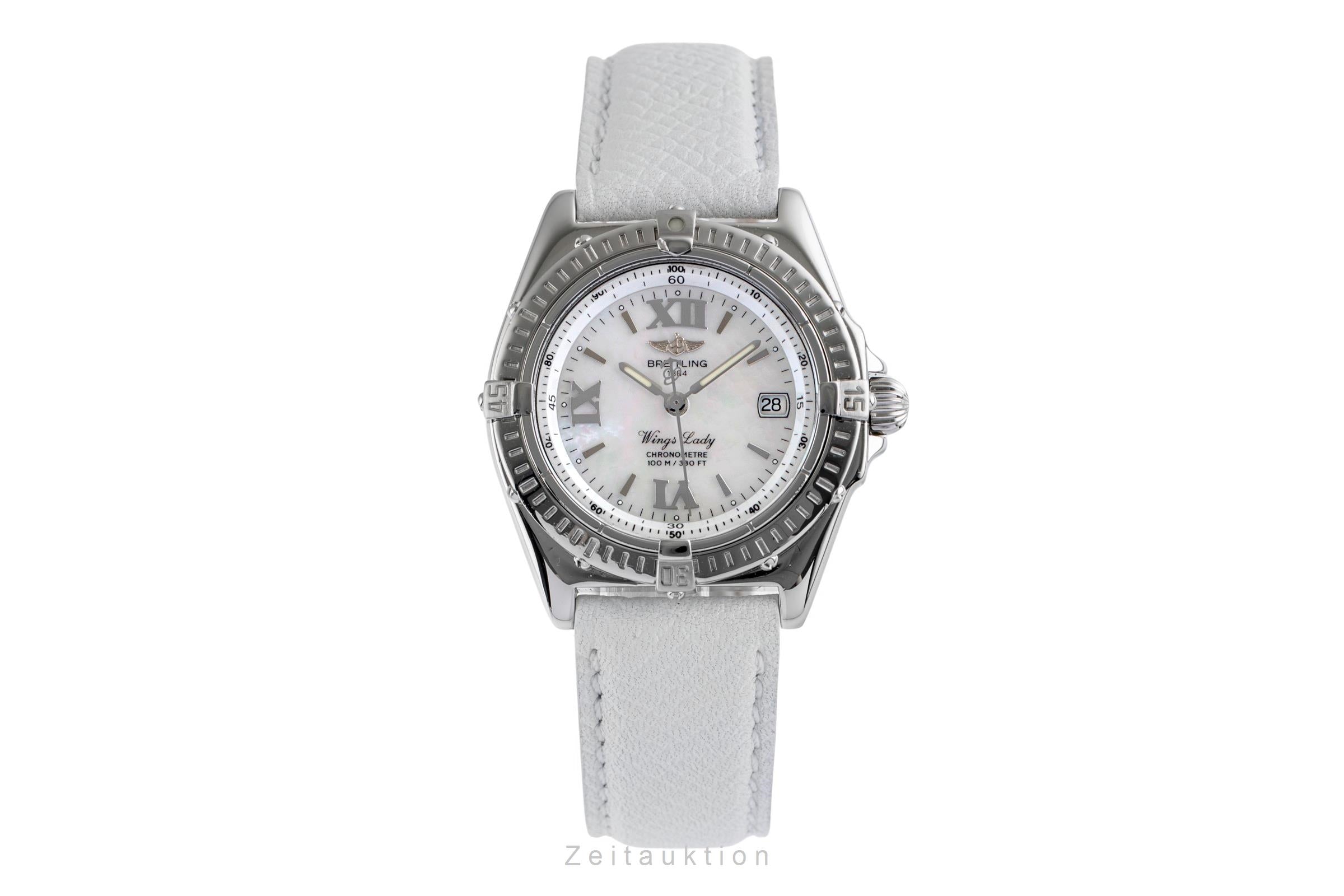 Breitling Wings acier quartz montre pour femmes A67350  [2503824]