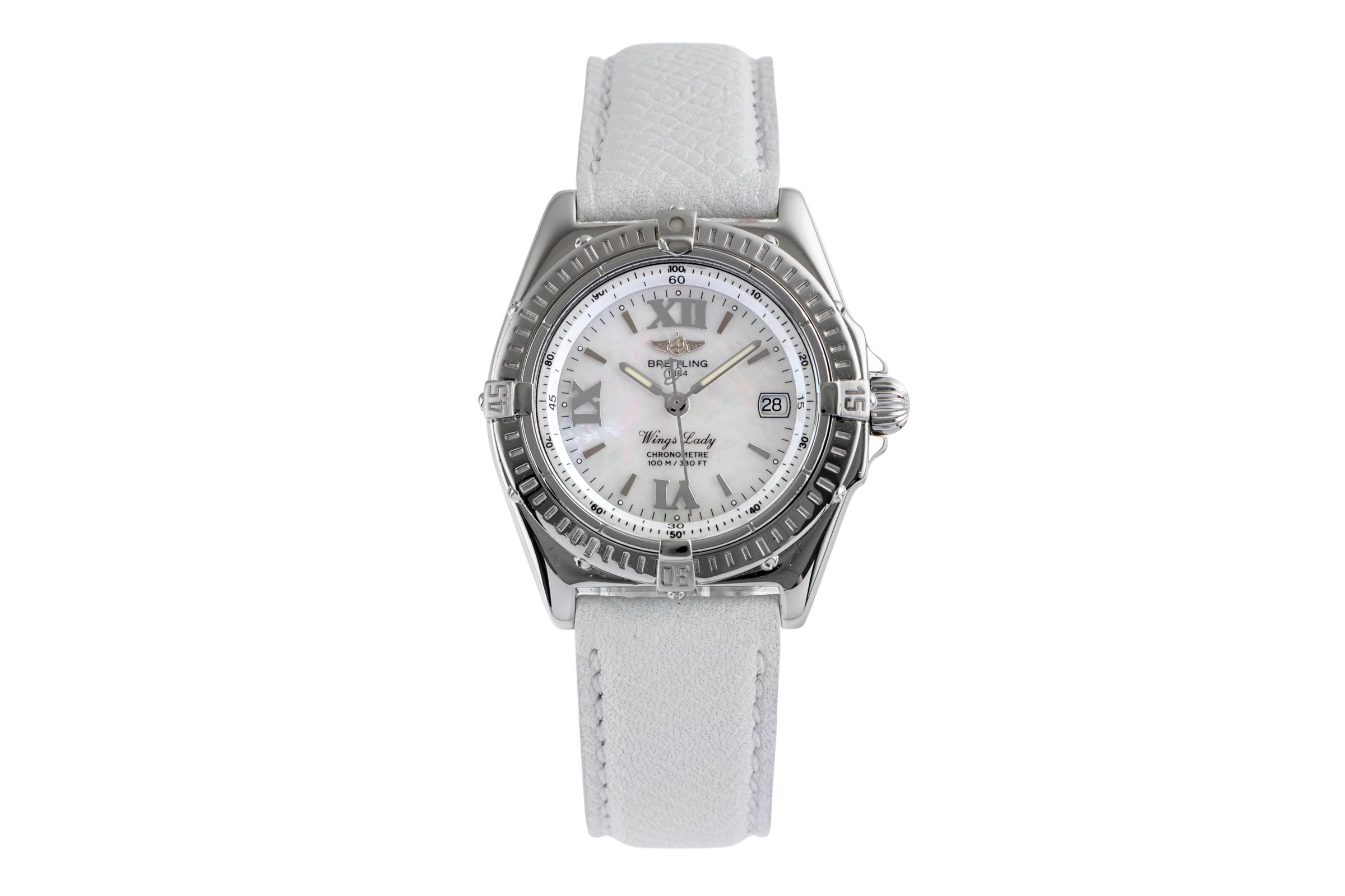 Breitling Wings acier quartz montre pour femmes A67350  [2503824]