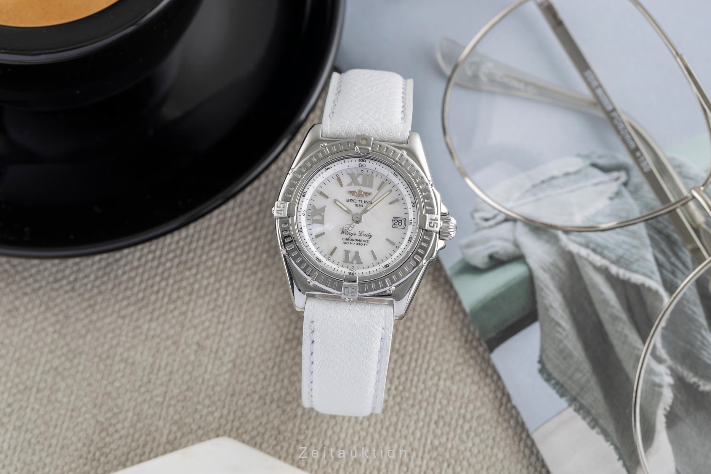 Breitling Wings acier quartz montre pour femmes A67350  [2503824]