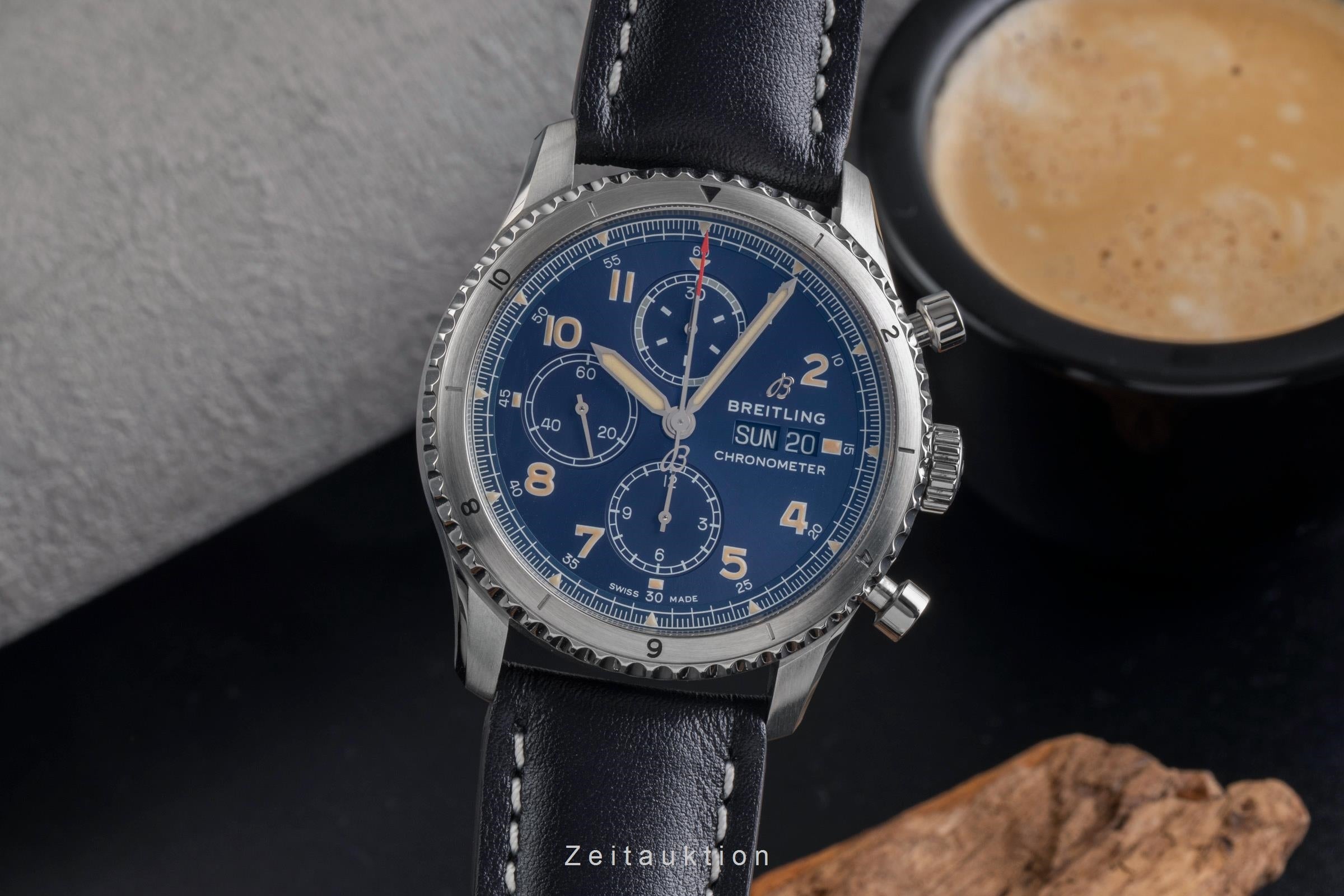 Breitling Aviator 8 chronograph steel automatic Kal. B13 Ref