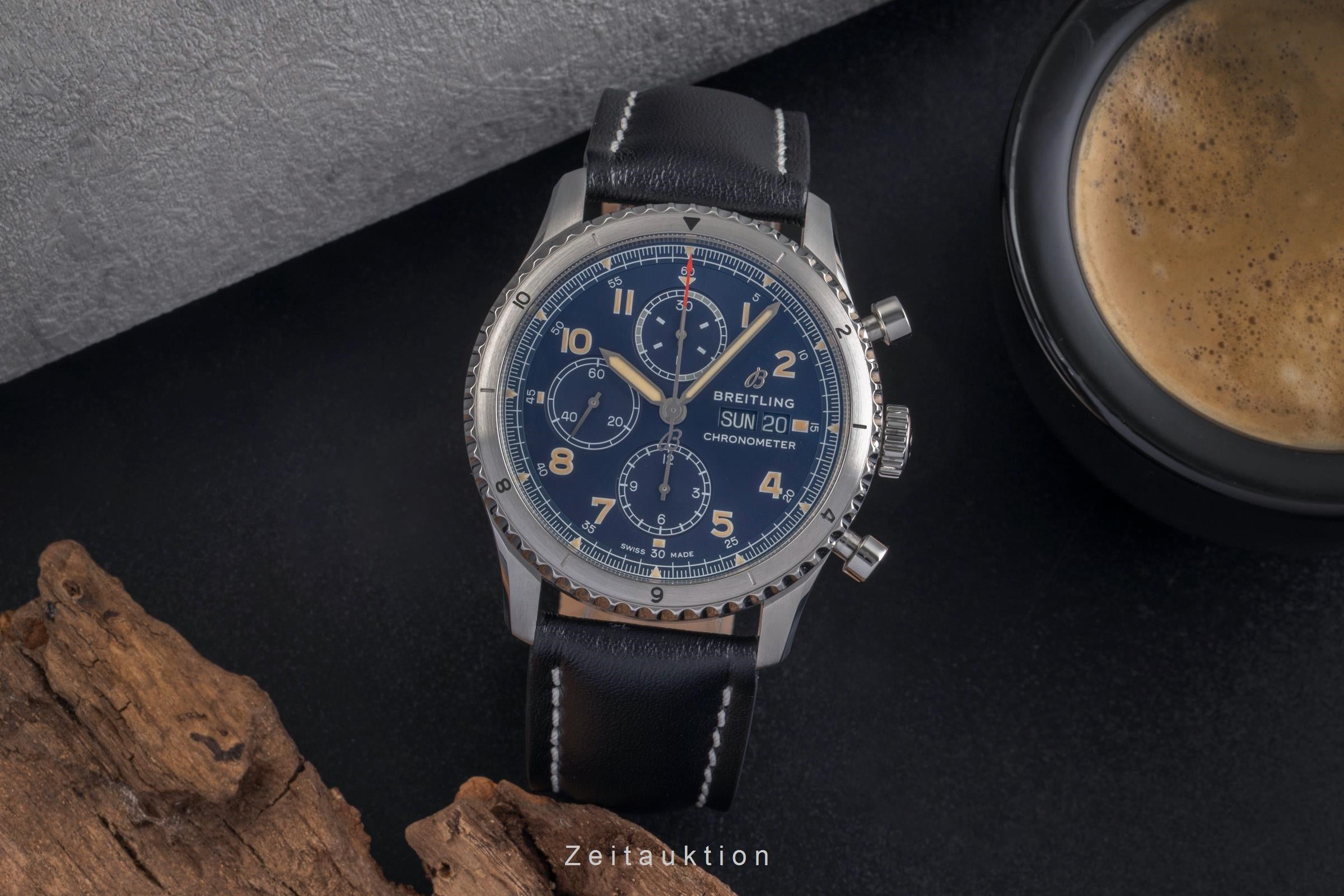 Breitling Aviator 8 cronógrafo acero automático reloj para caballeros A13316101C1X1  [2503828]