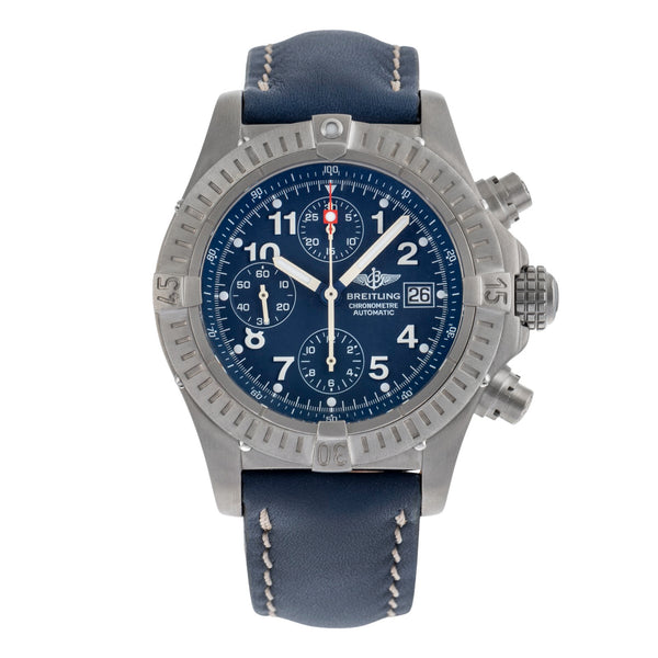 Breitling Avenger Chronograph Blue Dial Titan Automatik Herrenuhr Ref. E13360  [2503829]