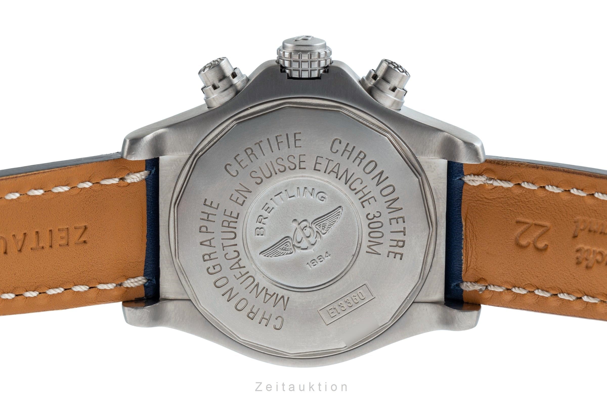 Breitling Avenger Chronograph Blue Dial Titan Automatik Herrenuhr Ref. E13360  [2503829]