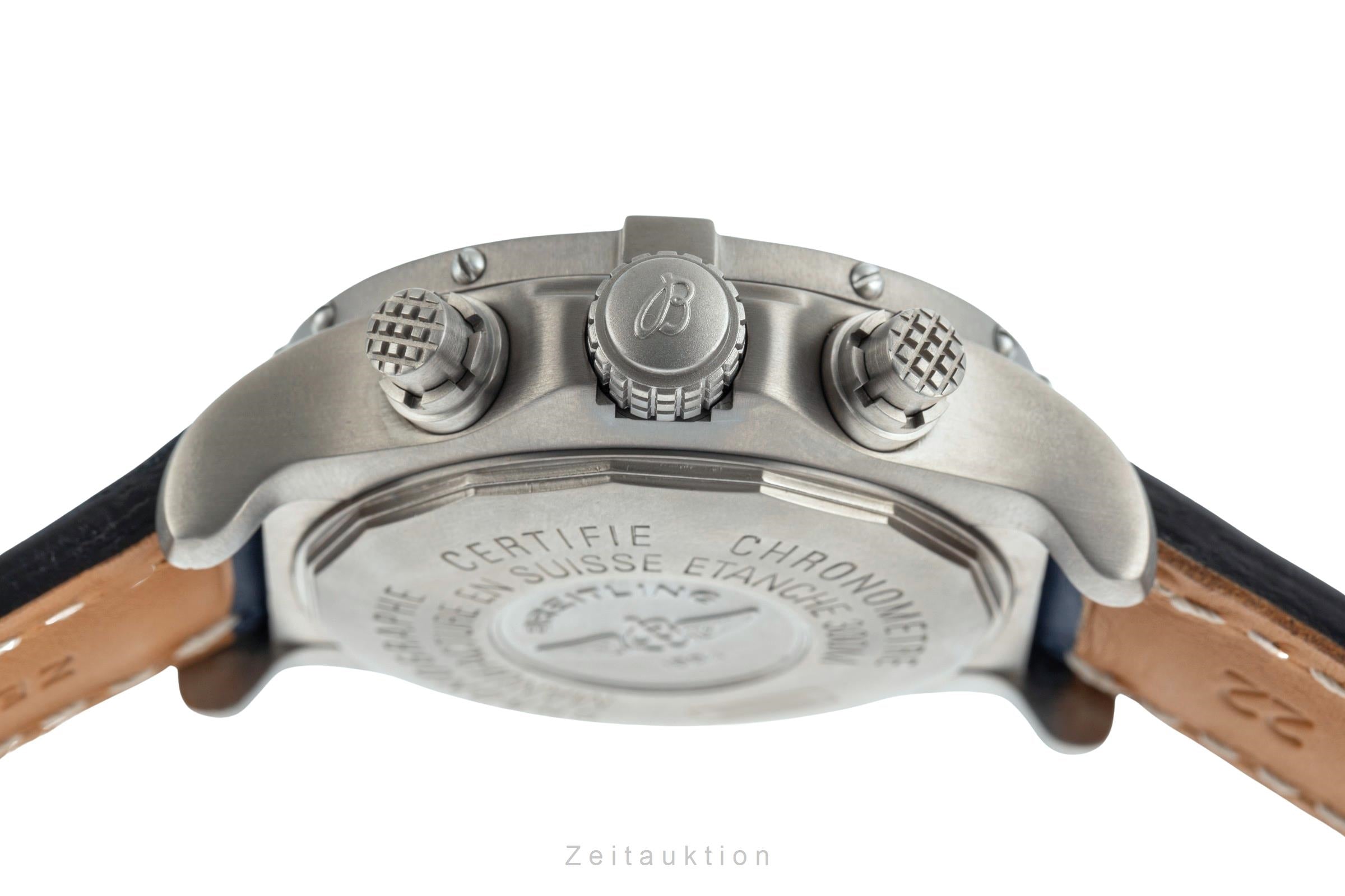Breitling Avenger Chronograph Blue Dial Titan Automatik Herrenuhr Ref. E13360  [2503829]