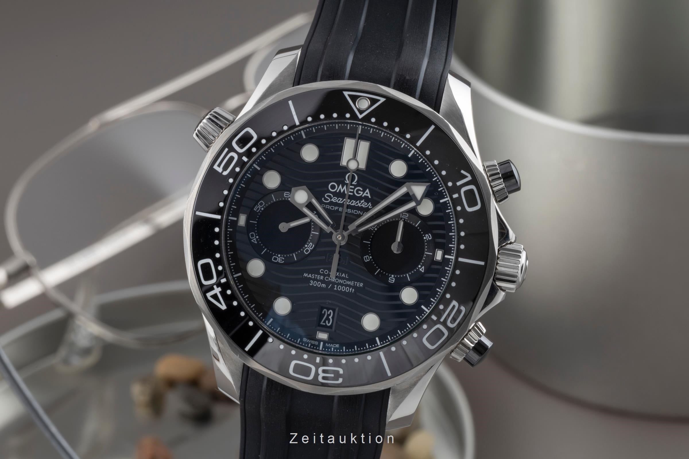 Omega Seamaster chronograph steel automatic men's watch 210.32.44.51.01.001 LP: 9000EUR  [2503831]