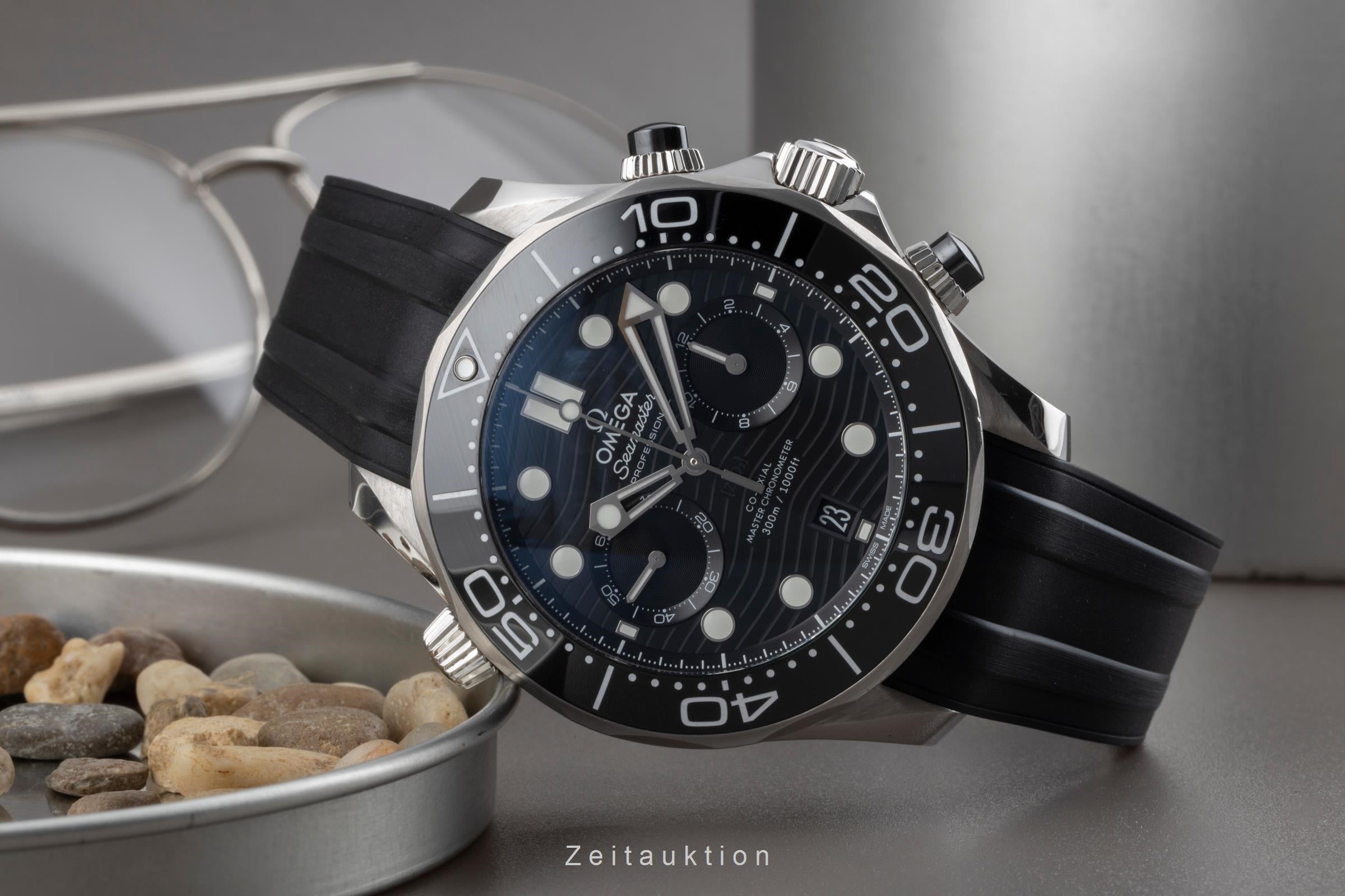 Omega Seamaster chronograph steel automatic men's watch 210.32.44.51.01.001 LP: 9000EUR  [2503831]