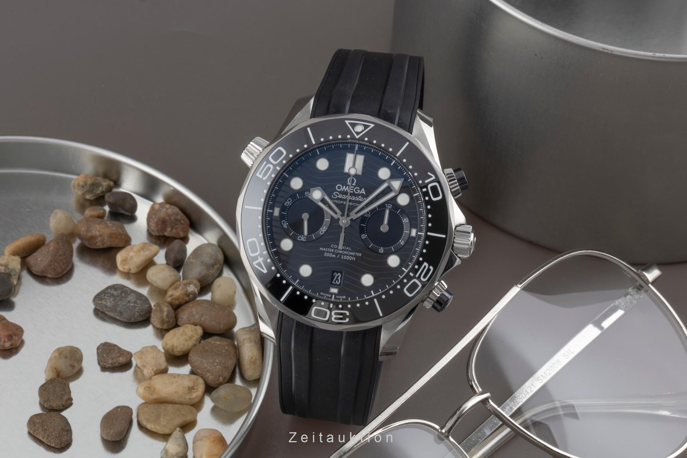 Omega Seamaster chronograph steel automatic men's watch 210.32.44.51.01.001 LP: 9000EUR  [2503831]