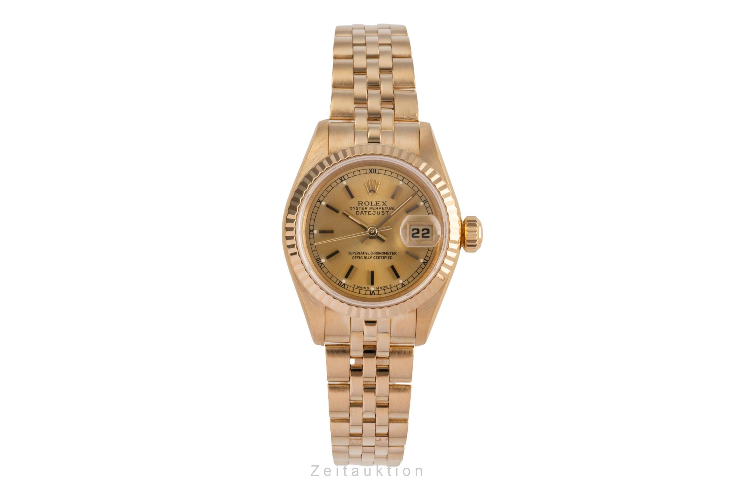 Rolex Lady Datejust 18 ct gold automatic Kal. 2135 Ref. 69178