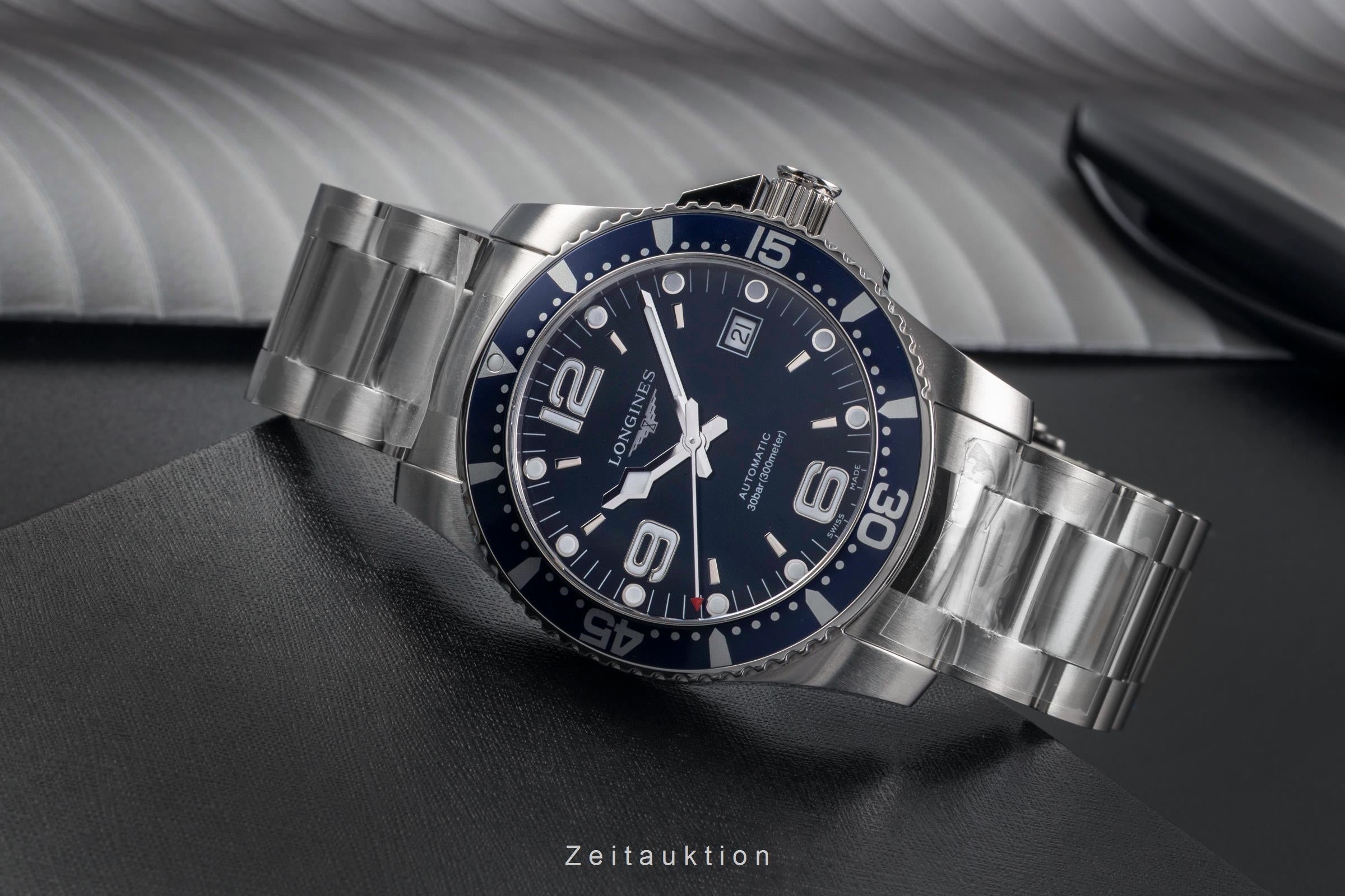 Longines Hydro Conquest Stahl Automatik Herrenuhr Ref. L3.742.4.96.6  [2503834]