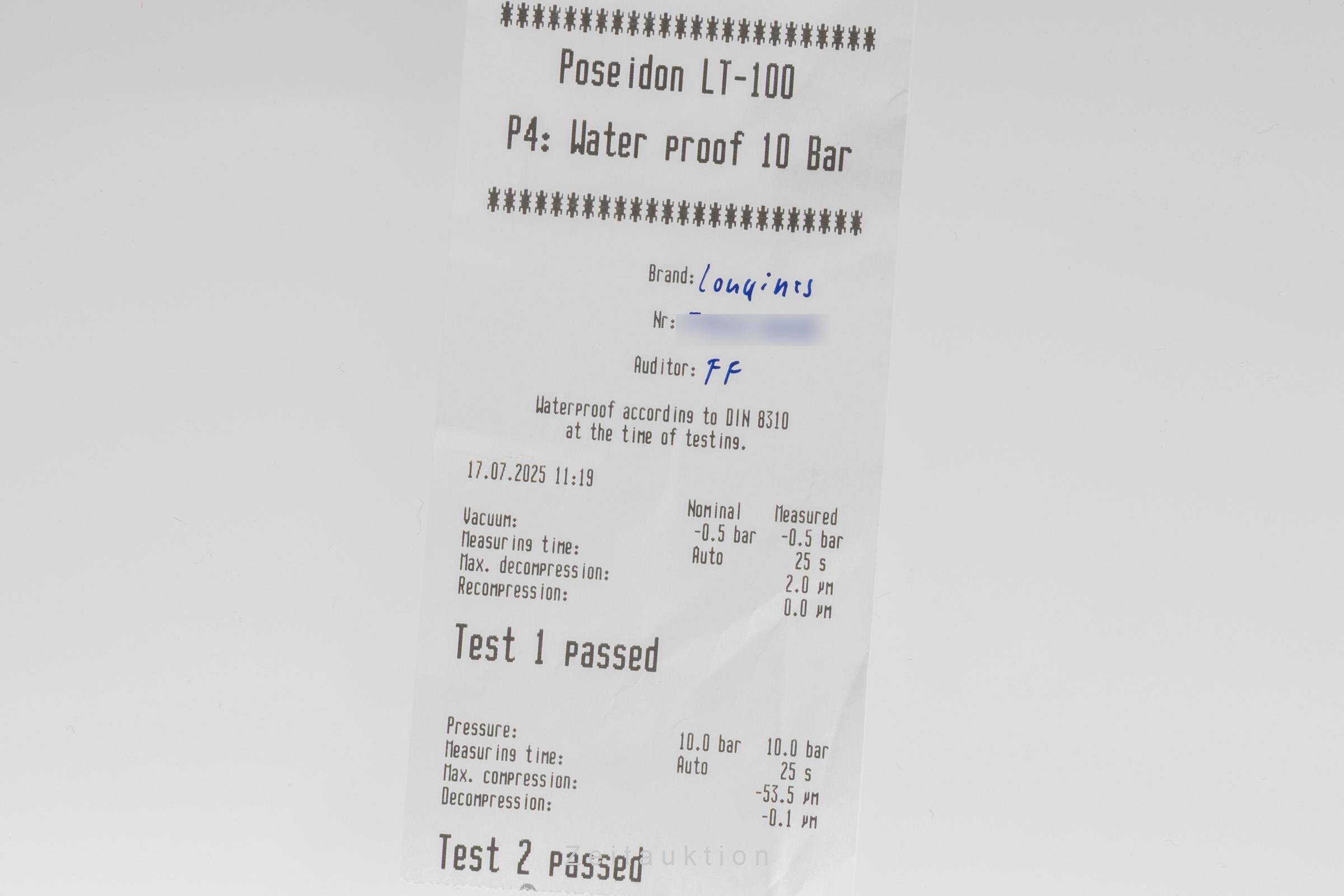 Longines Hydro Conquest Stahl Automatik Herrenuhr Ref. L3.742.4.96.6  [2503834]