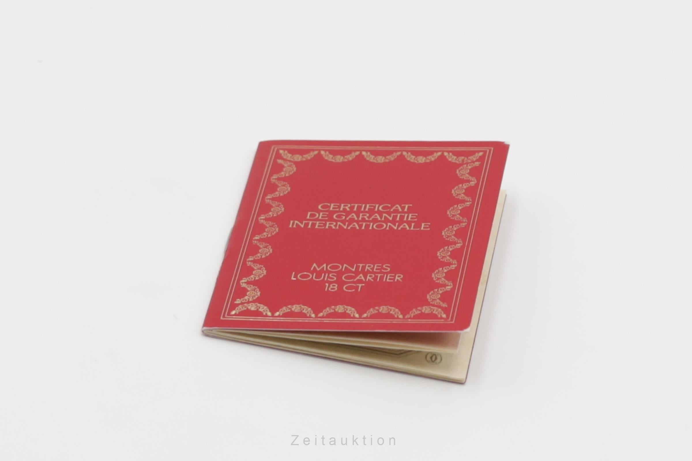 Cartier Tank Louis Cartier PM 18k (0,750) Gold Damenuhr Ref. 66001 Papiere 1984 [2503837]