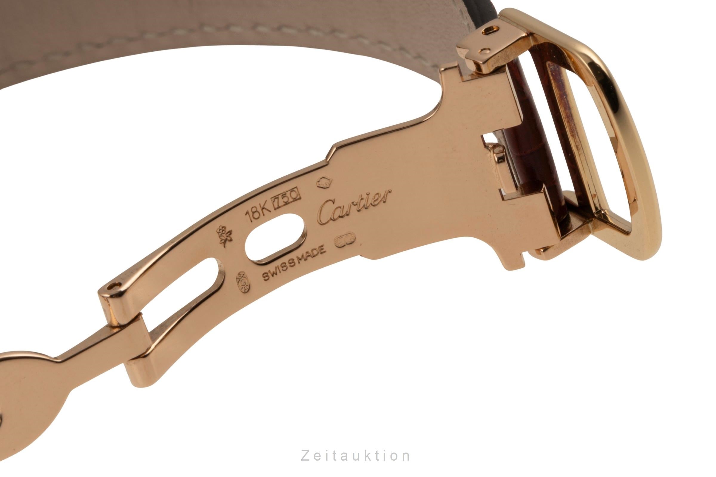 Cartier Tank Louis Cartier PM 18k (0,750) Gold Damenuhr Ref. 66001 Papiere 1984 [2503837]