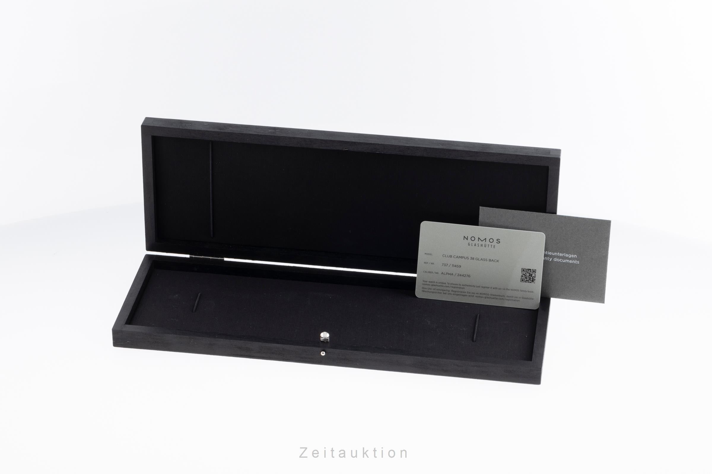 Nomos Club steel manual winding men's watch 737 LP: 1980EUR  [2503842]