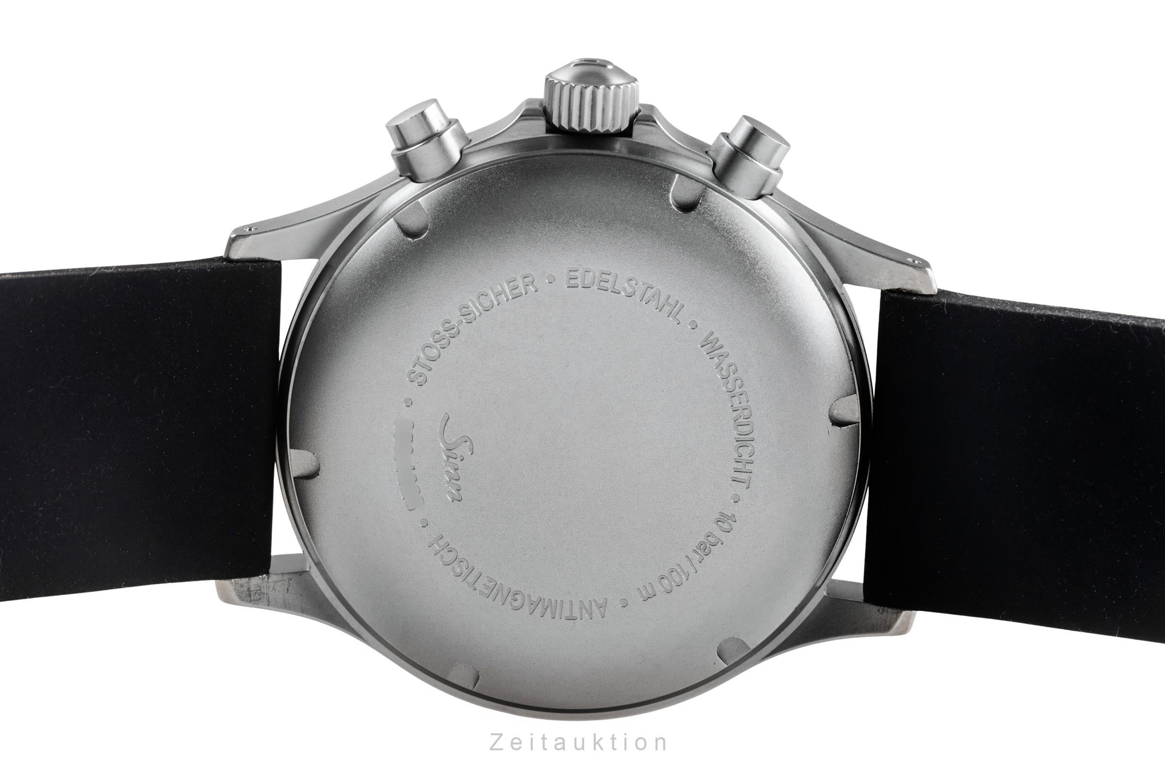 Sinn 358 Flieger Day-Date Chronograph Black Dial Stahl Automatik Ref. 358 [2503843]