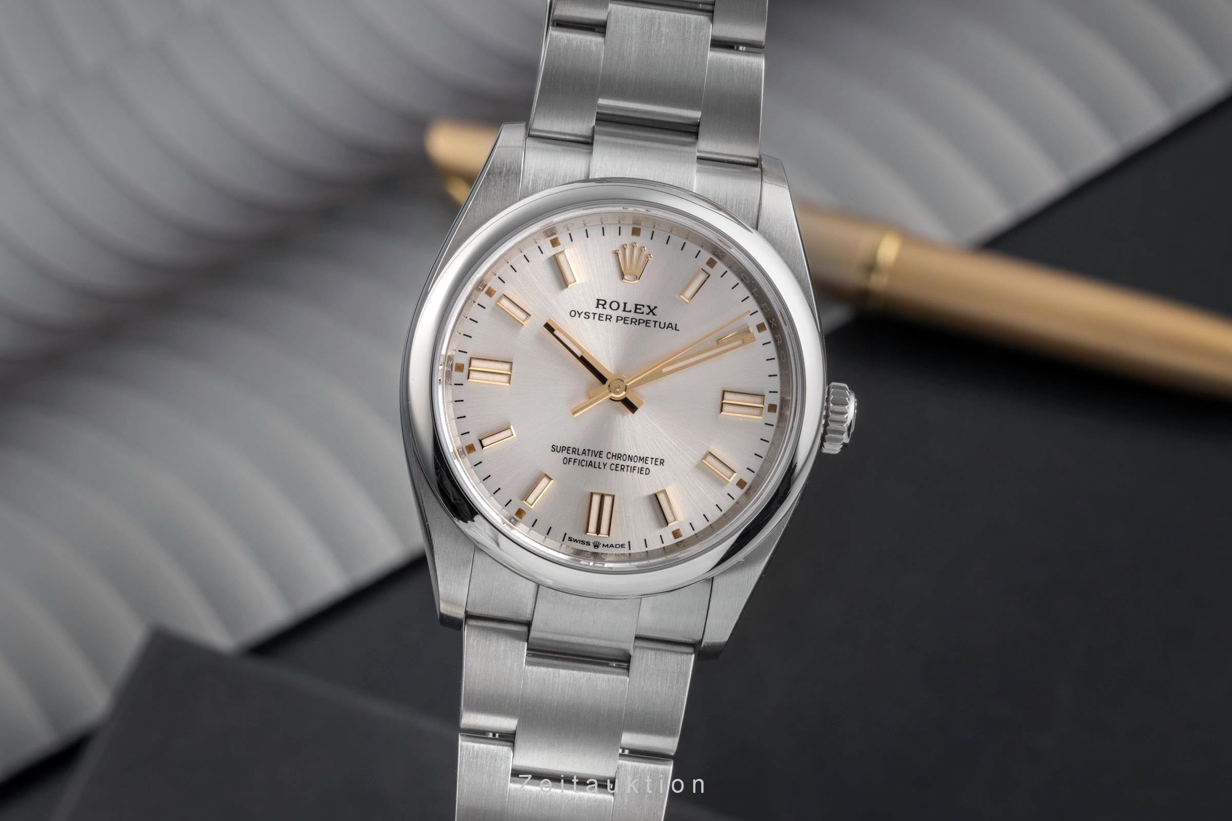 Rolex Oyster Perpetual steel automatic men's watch 126000  [2503844]