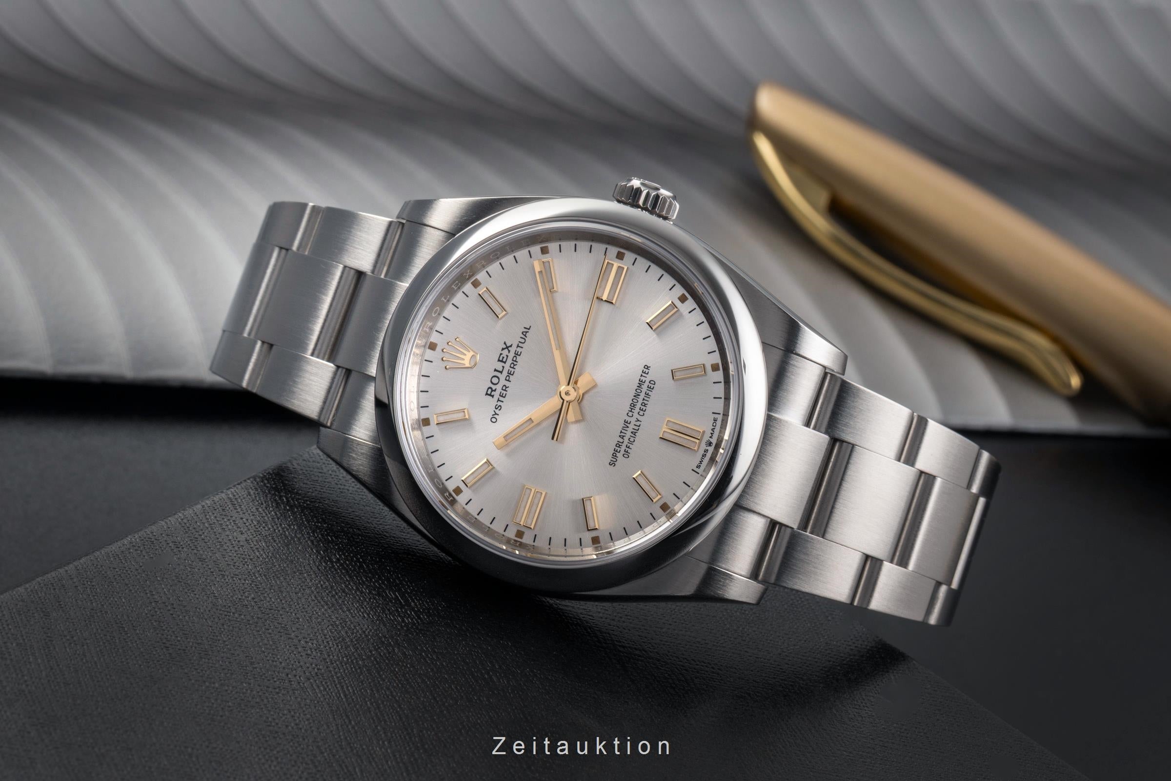 Rolex Oyster Perpetual steel automatic men's watch 126000  [2503844]