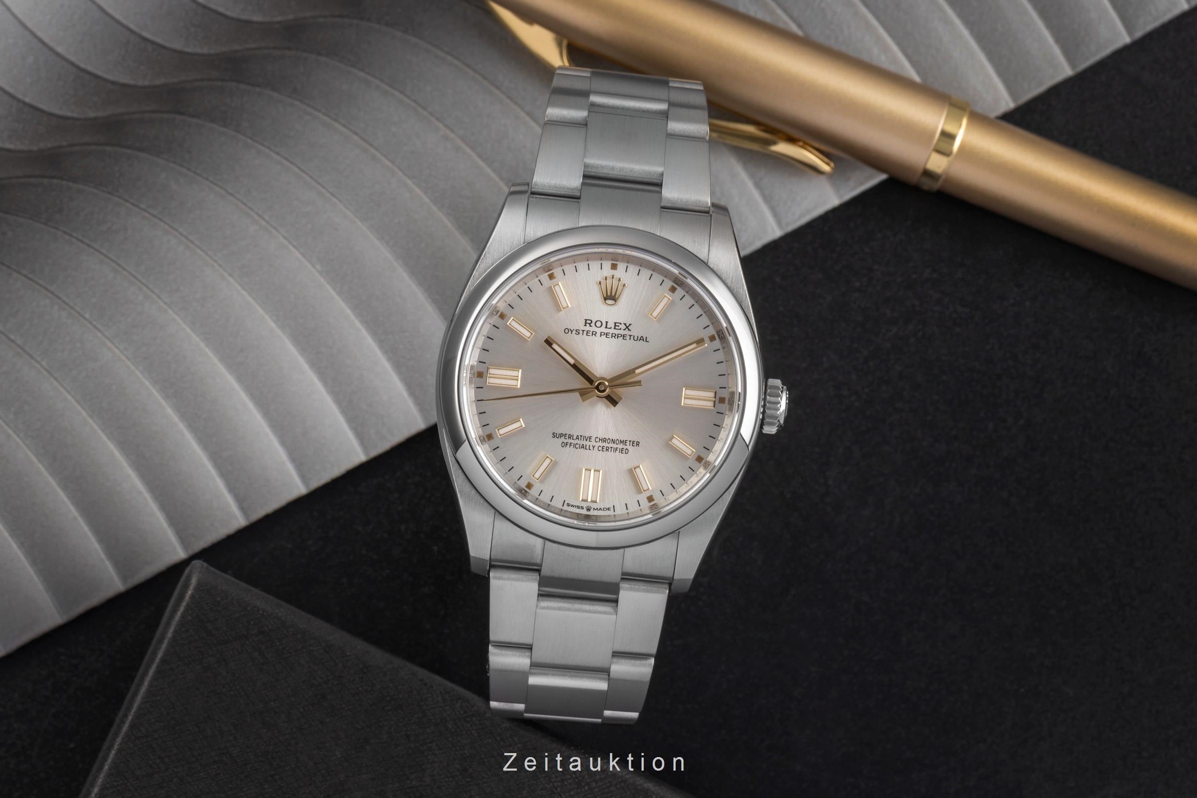 Rolex Oyster Perpetual steel automatic men's watch 126000  [2503844]