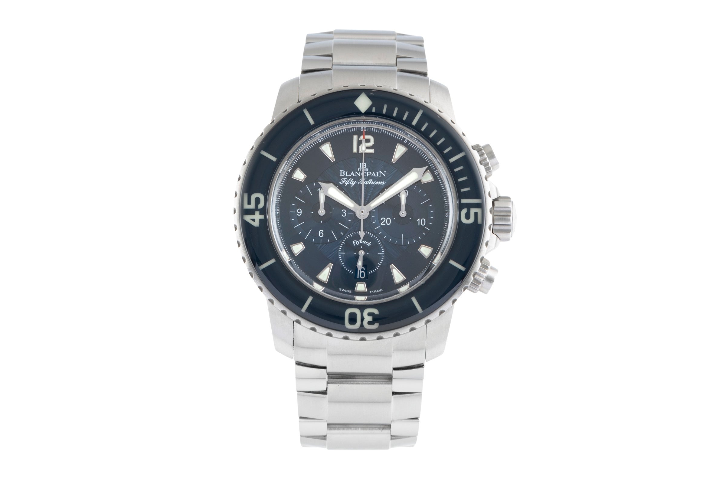 Blancpain Fifty Fathoms steel automatic men's watch 5085FB-1140-52B LP: 23600EUR  [2503846]
