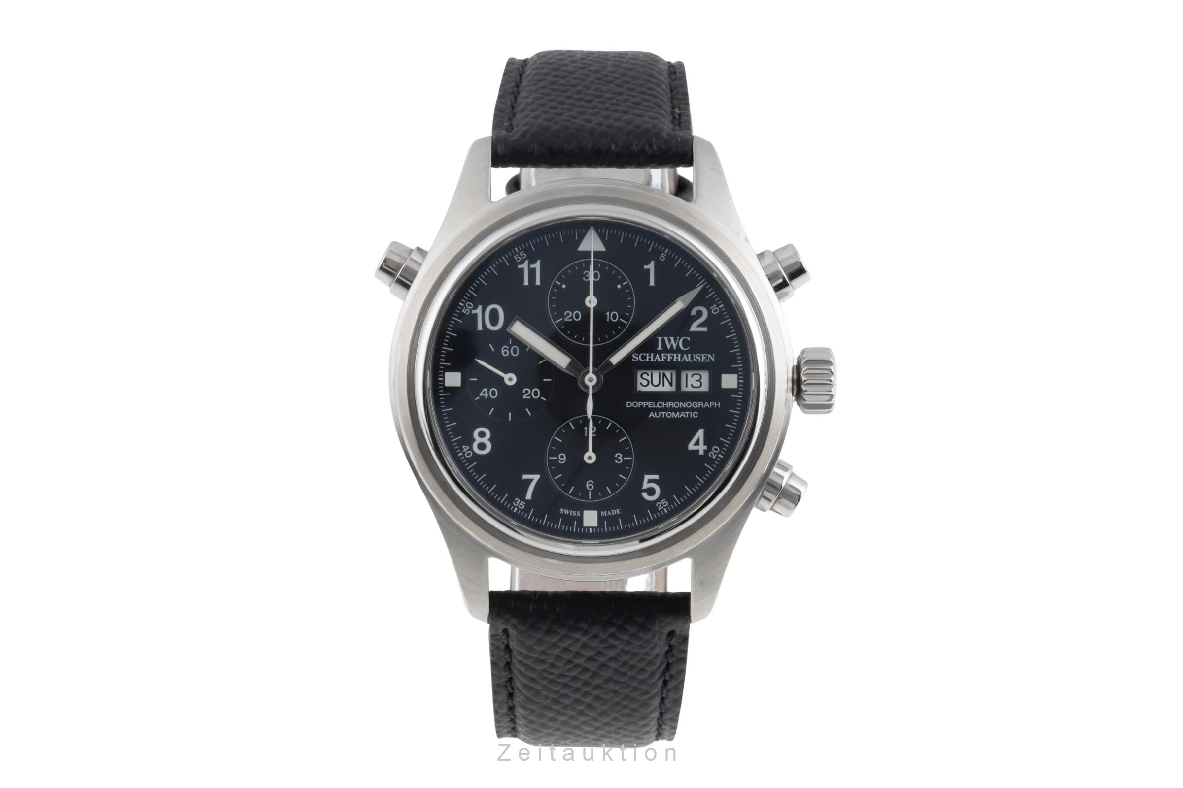 IWC Doppelchronograph cronografo acciaio automatismo orologio da uomo IW371319  [2503848]