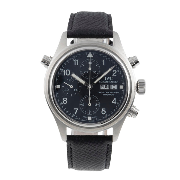 IWC Doppelchronograph cronografo acciaio automatismo orologio da uomo IW371319  [2503848]