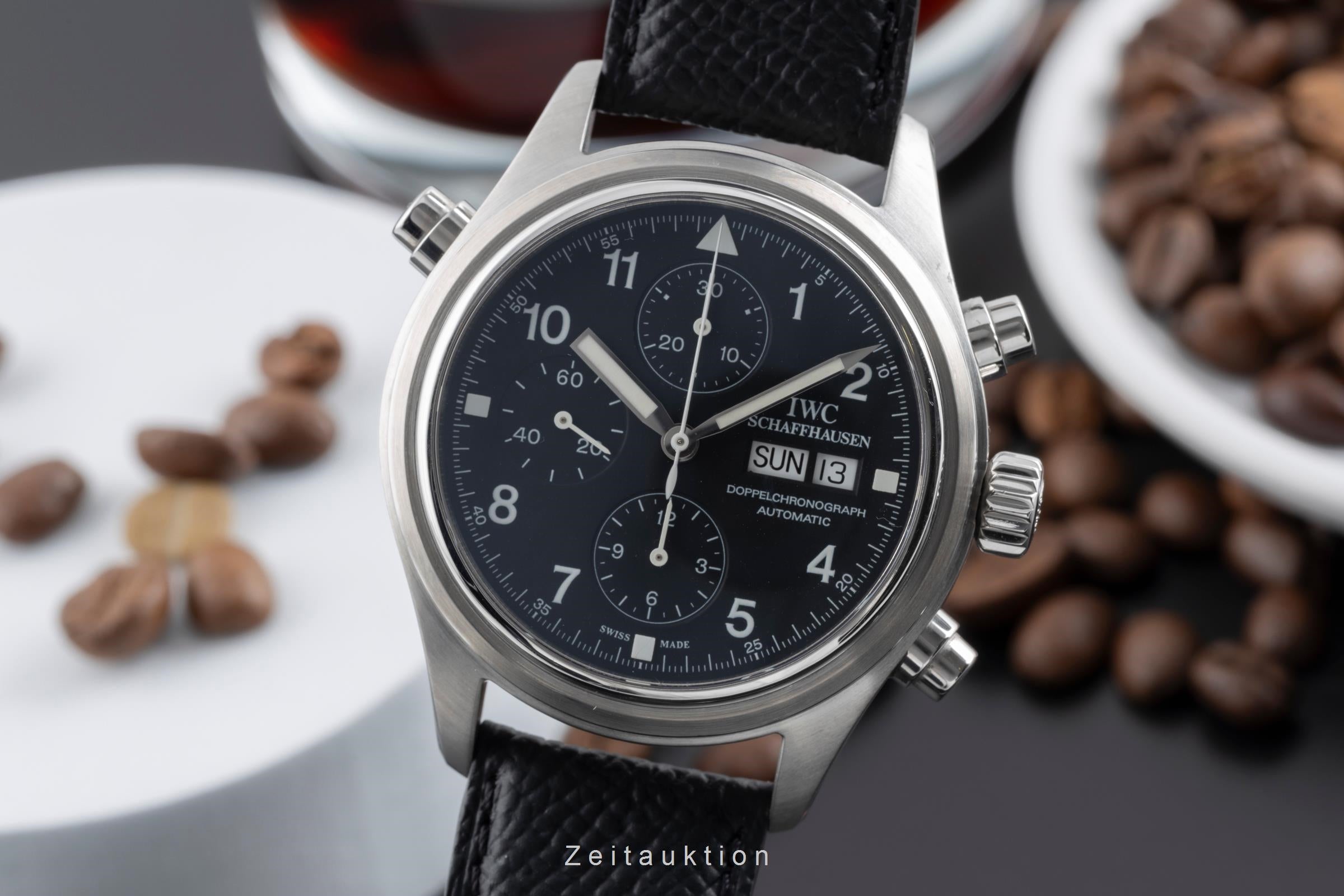 IWC Doppelchronograph cronografo acciaio automatismo orologio da uomo IW371319  [2503848]
