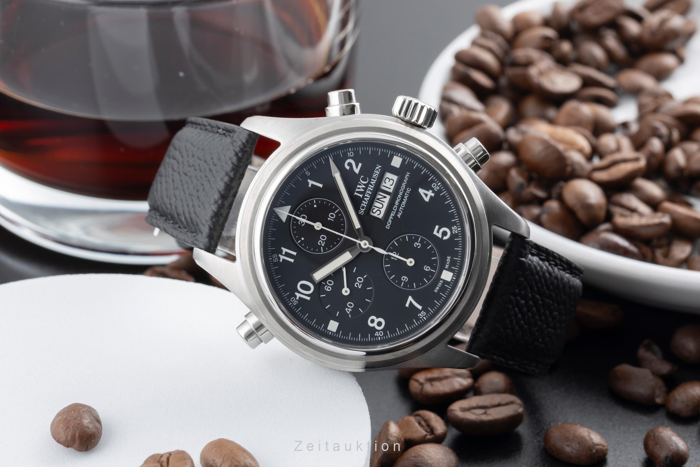 IWC Doppelchronograph cronografo acciaio automatismo orologio da uomo IW371319  [2503848]