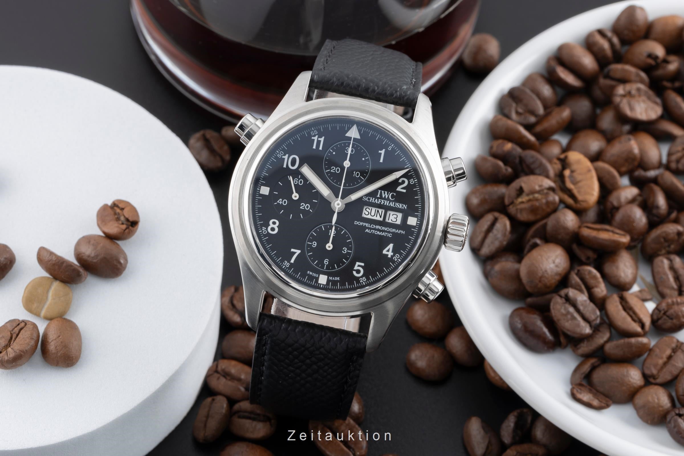 IWC Doppelchronograph cronografo acciaio automatismo orologio da uomo IW371319  [2503848]