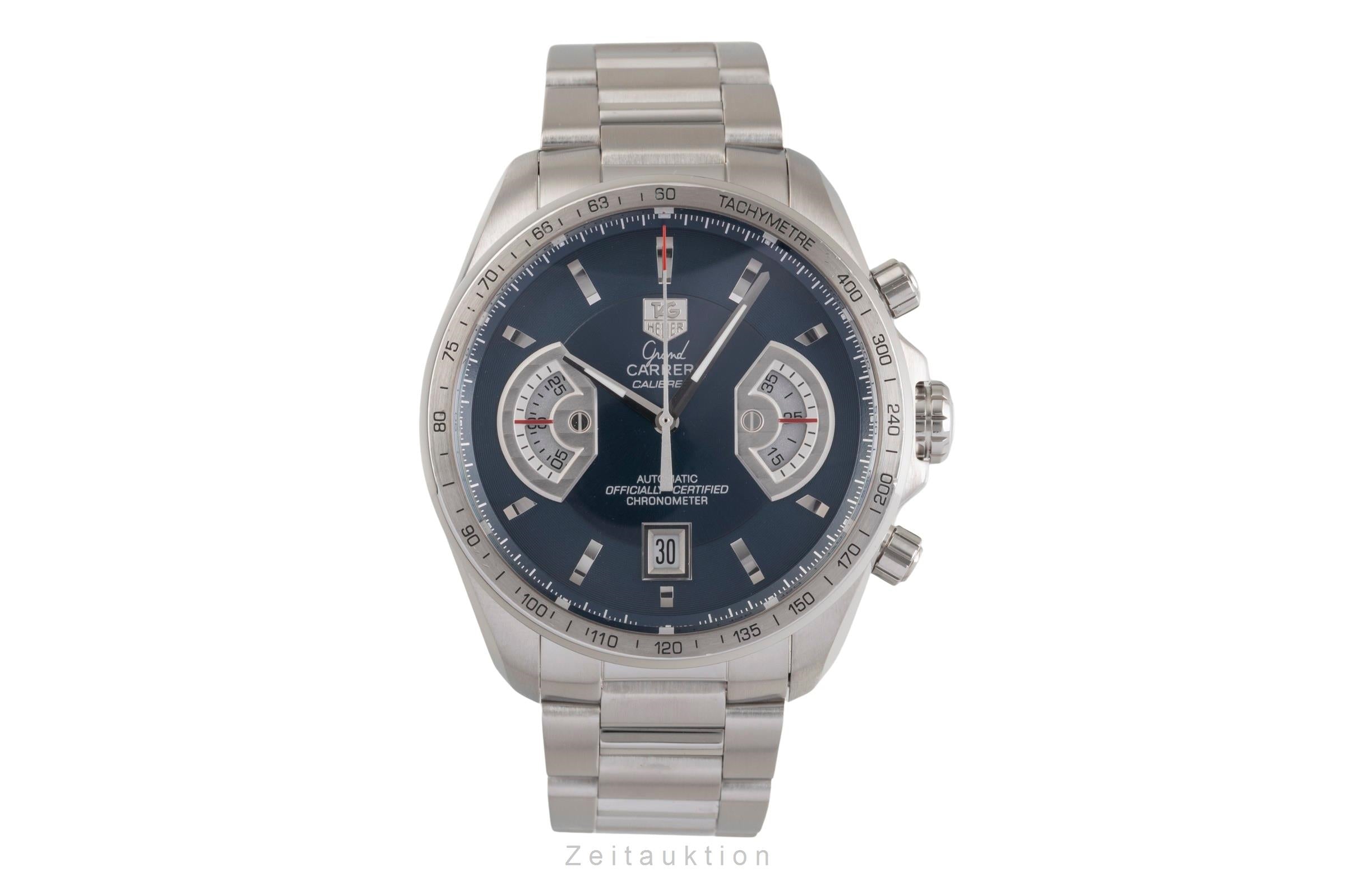 Tag Heuer Grand Carrera Blue Dial Limited Edition  CAV511F.BA092 Papers 2009 [2503852]