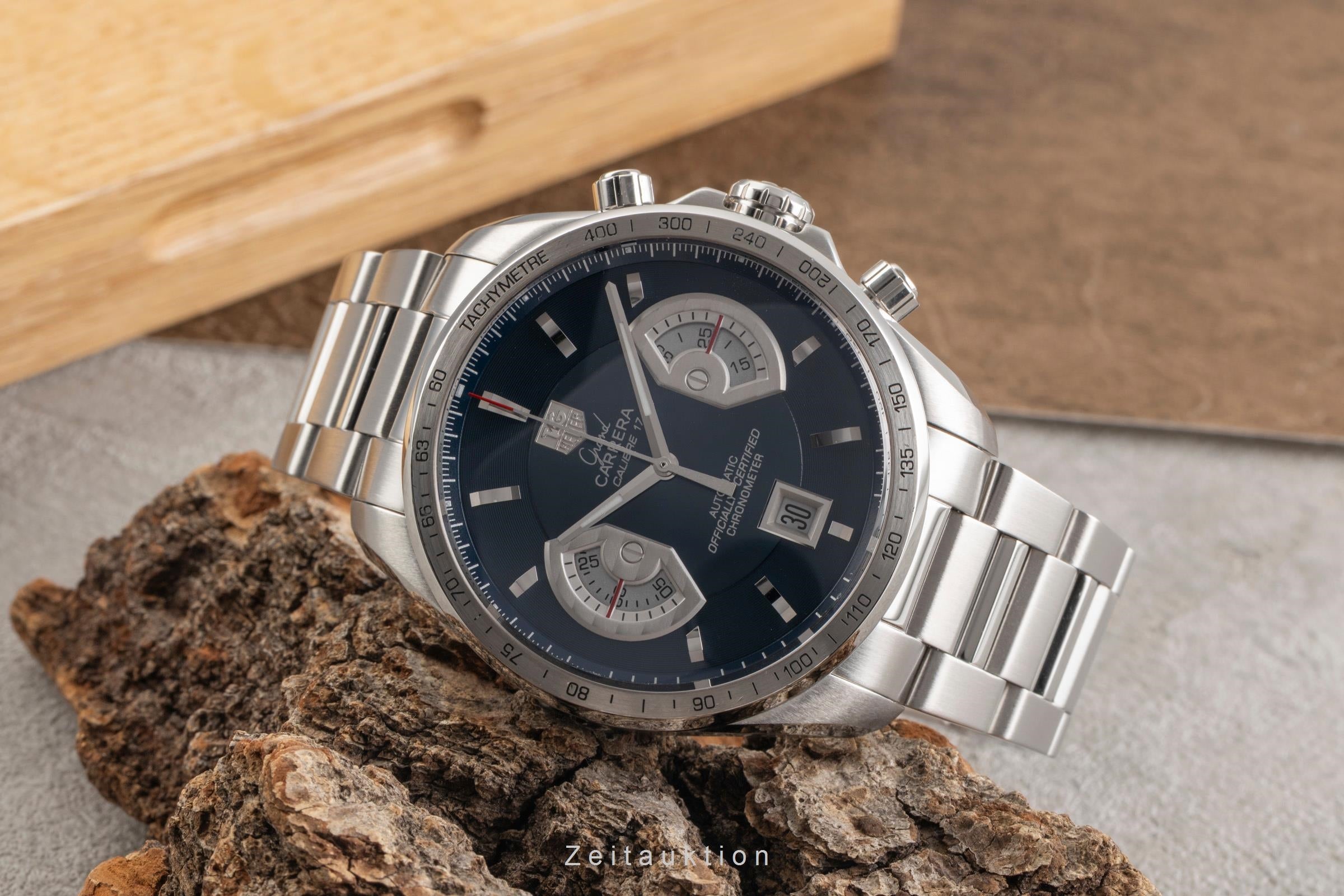 Tag Heuer Grand Carrera Blue Dial Limited Edition  CAV511F.BA092 Papers 2009 [2503852]
