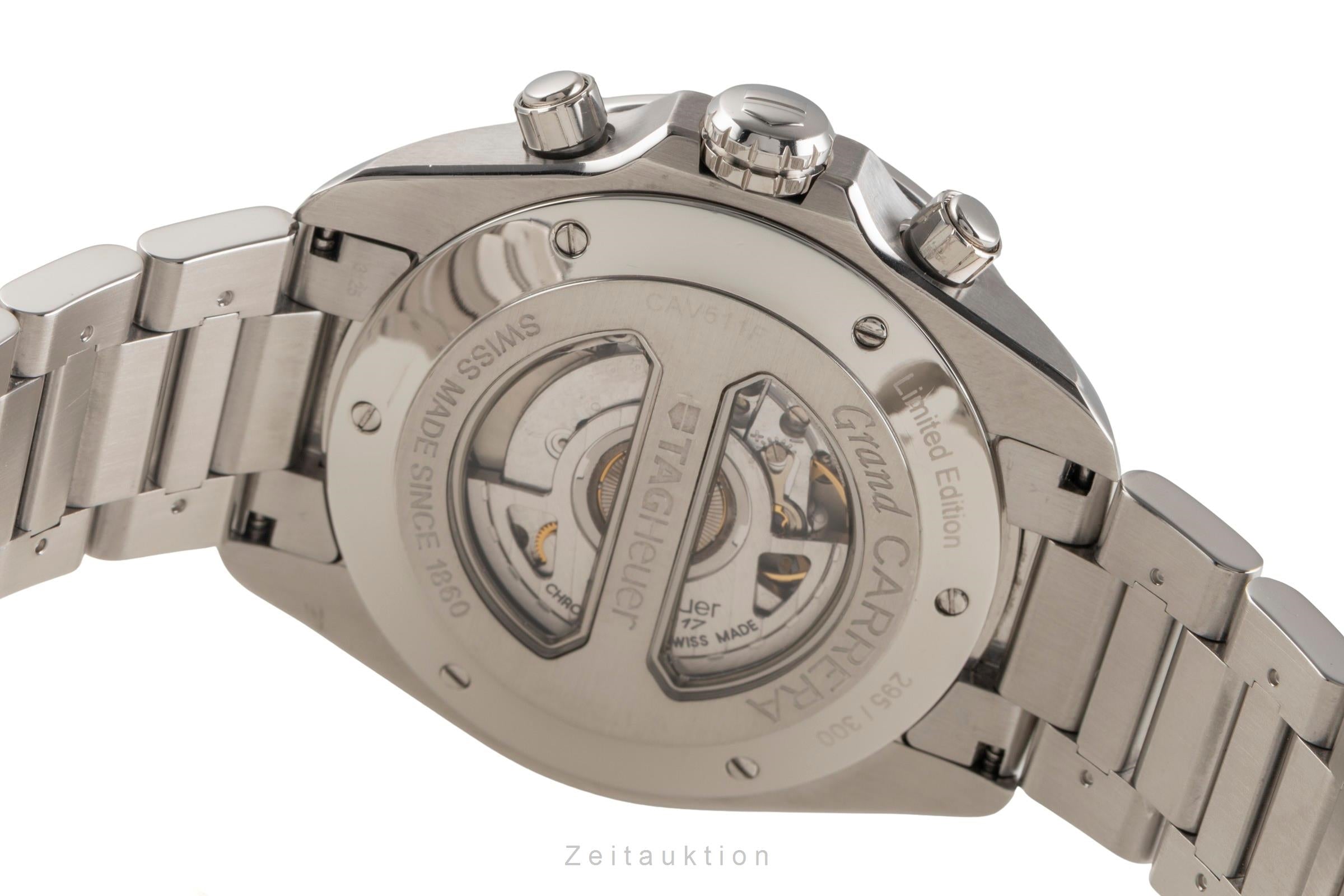 Tag Heuer Grand Carrera Blue Dial Limited Edition  CAV511F.BA092 Papers 2009 [2503852]