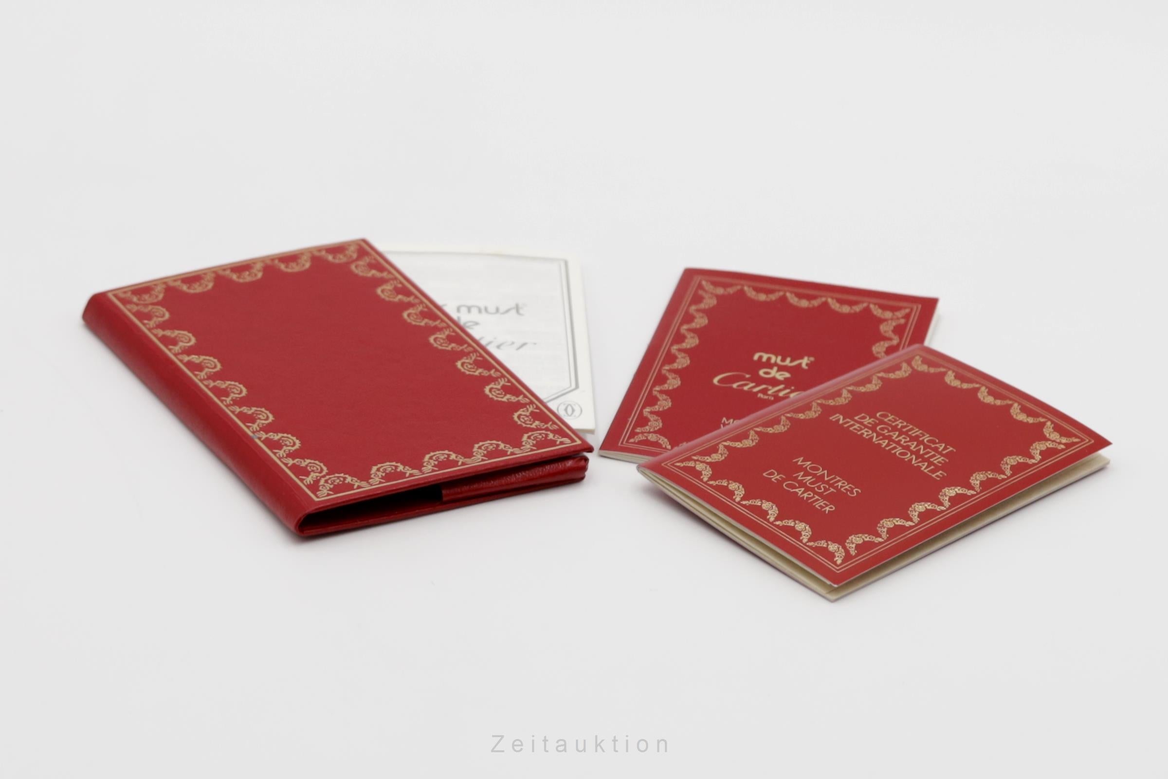 Cartier Vendome plata banada en oro cuarzo unisex 590003  [2503858]