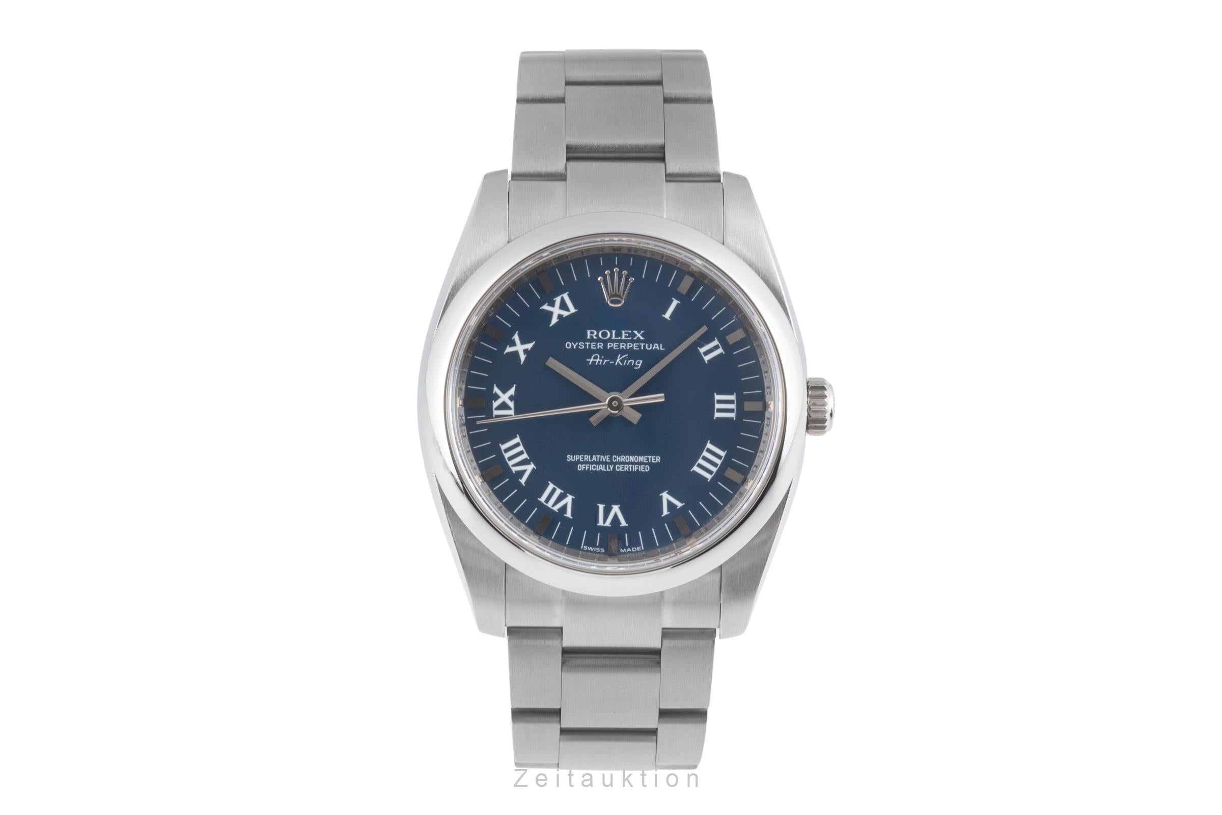 Rolex Air King acier automatique montre pour hommes 114200  [2503859]