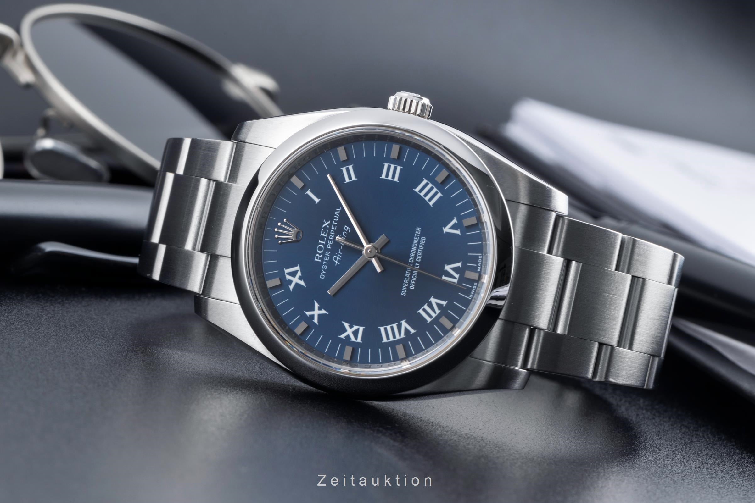 Rolex Air King acier automatique montre pour hommes 114200  [2503859]