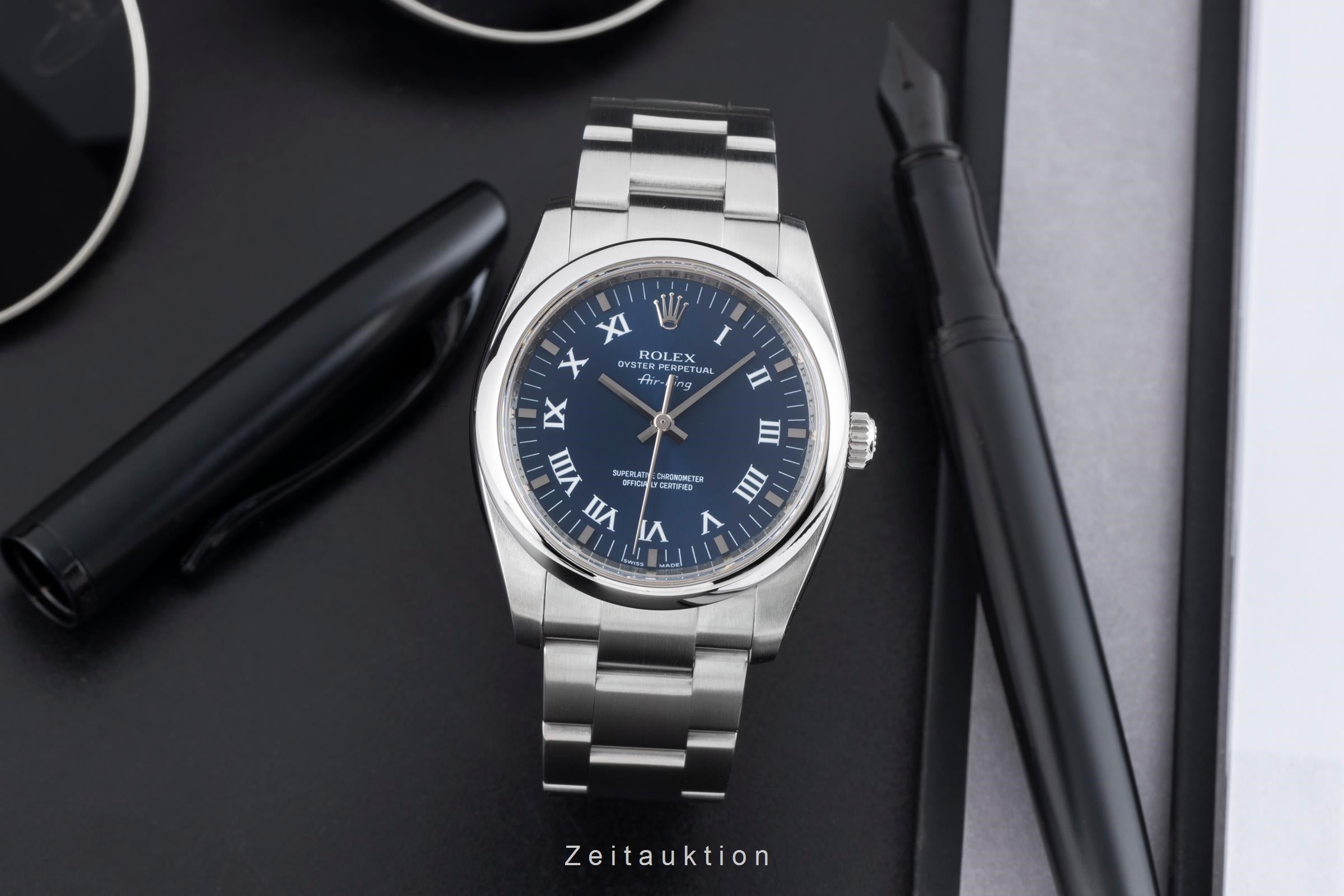 Rolex Air King acier automatique montre pour hommes 114200  [2503859]