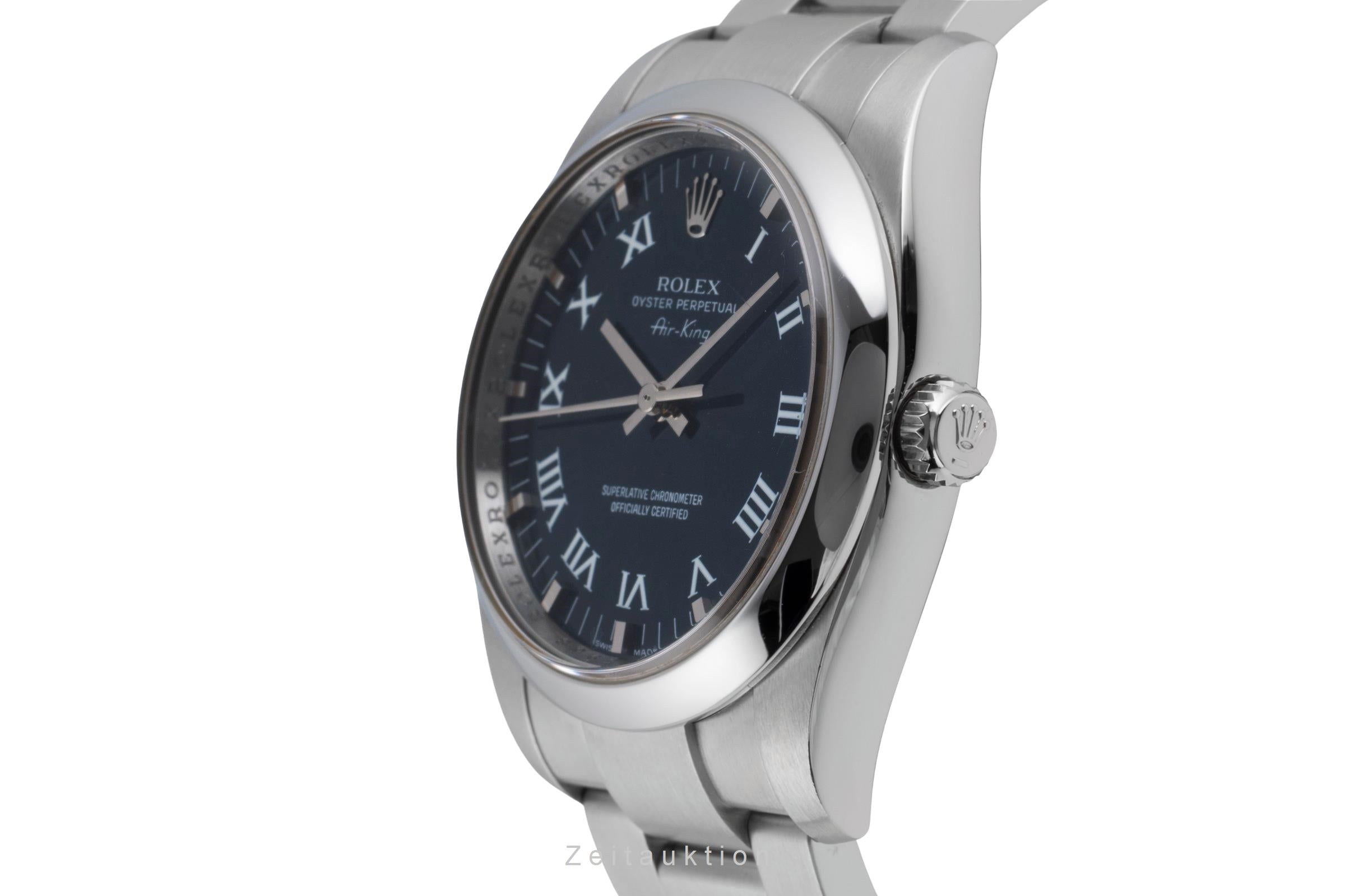 Rolex Air King acier automatique montre pour hommes 114200  [2503859]