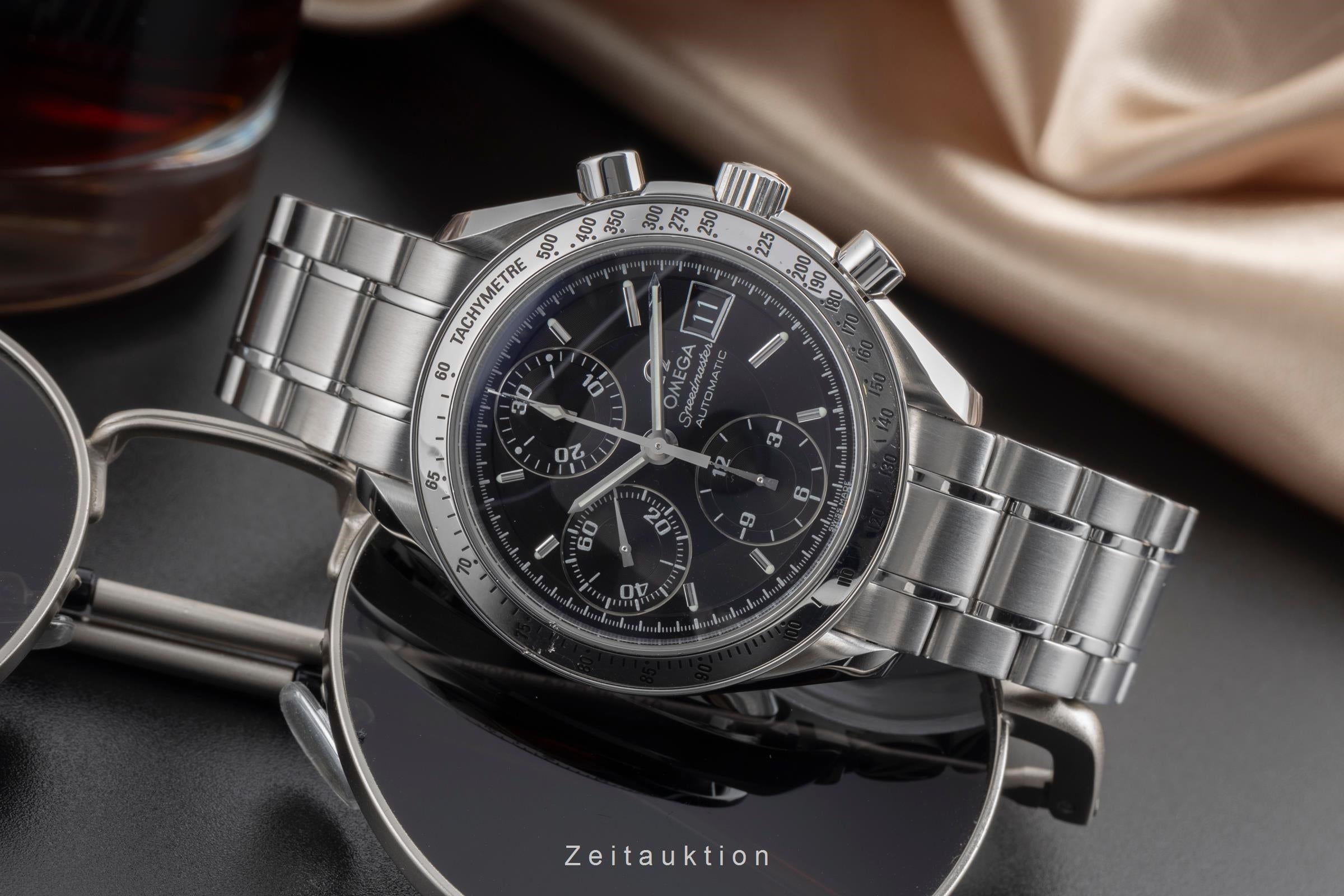 Omega Speedmaster chronograph steel automatic men's watch 3513.50.00 LP: 6100EUR  [2503861]