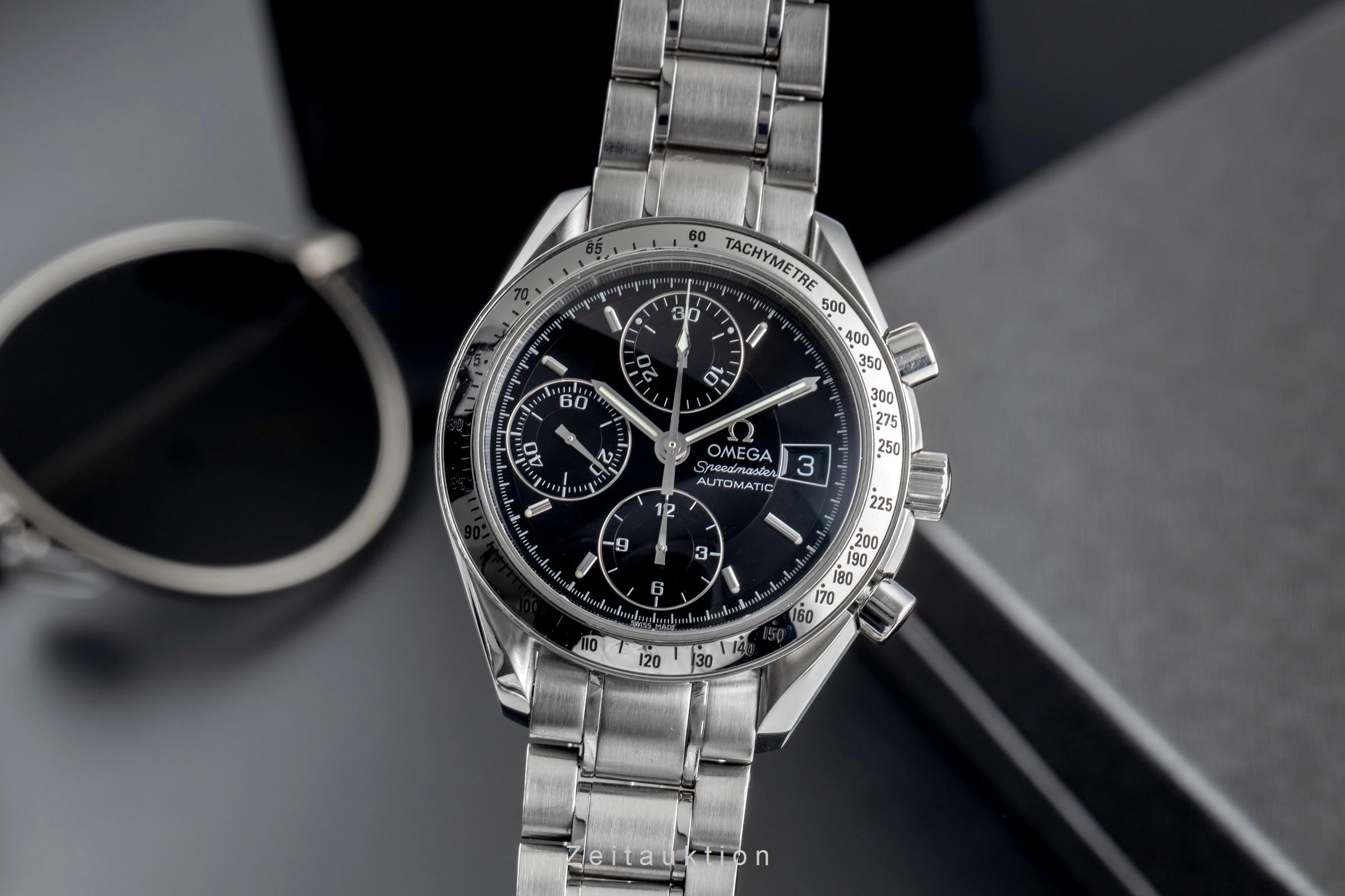Omega Speedmaster Date chronograph steel automatic men's watch 3513.50.00  [2503862]