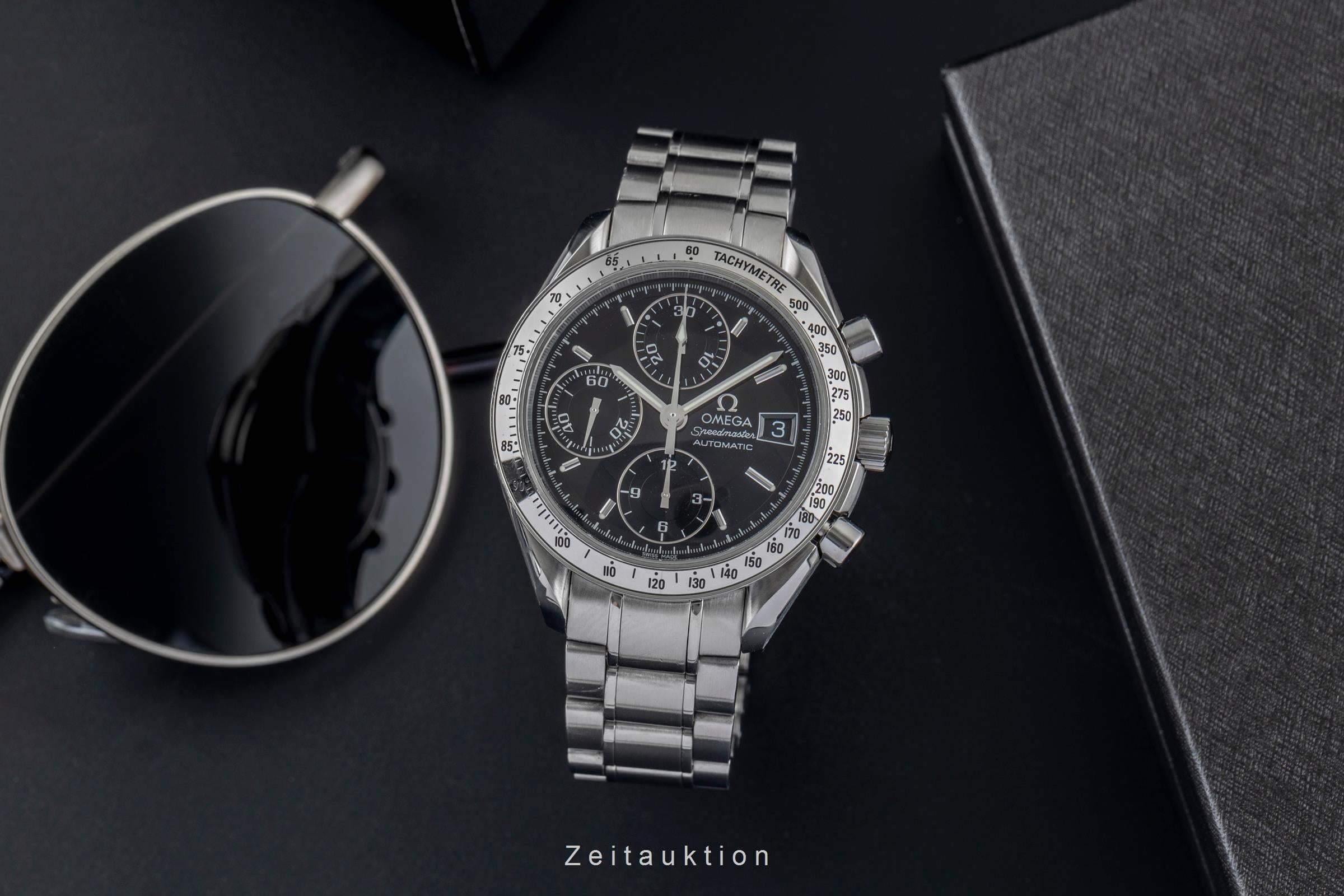 Omega Speedmaster Date chronograph steel automatic men's watch 3513.50.00  [2503862]