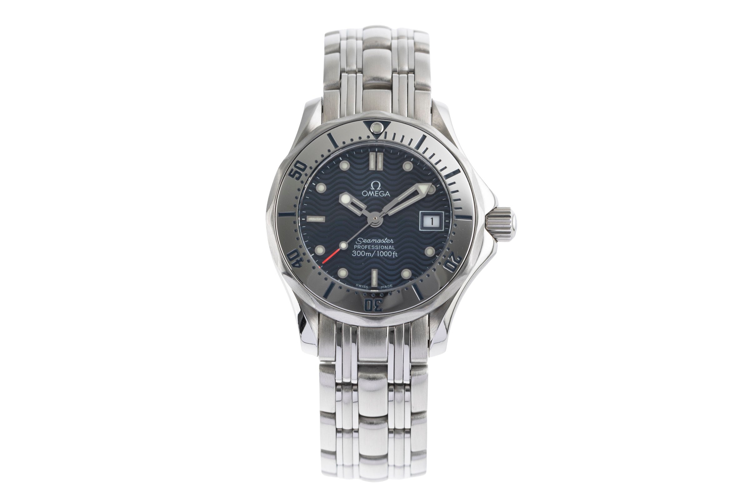 Omega Seamaster steel quartz women's watch 2582.80.00  [2503863]