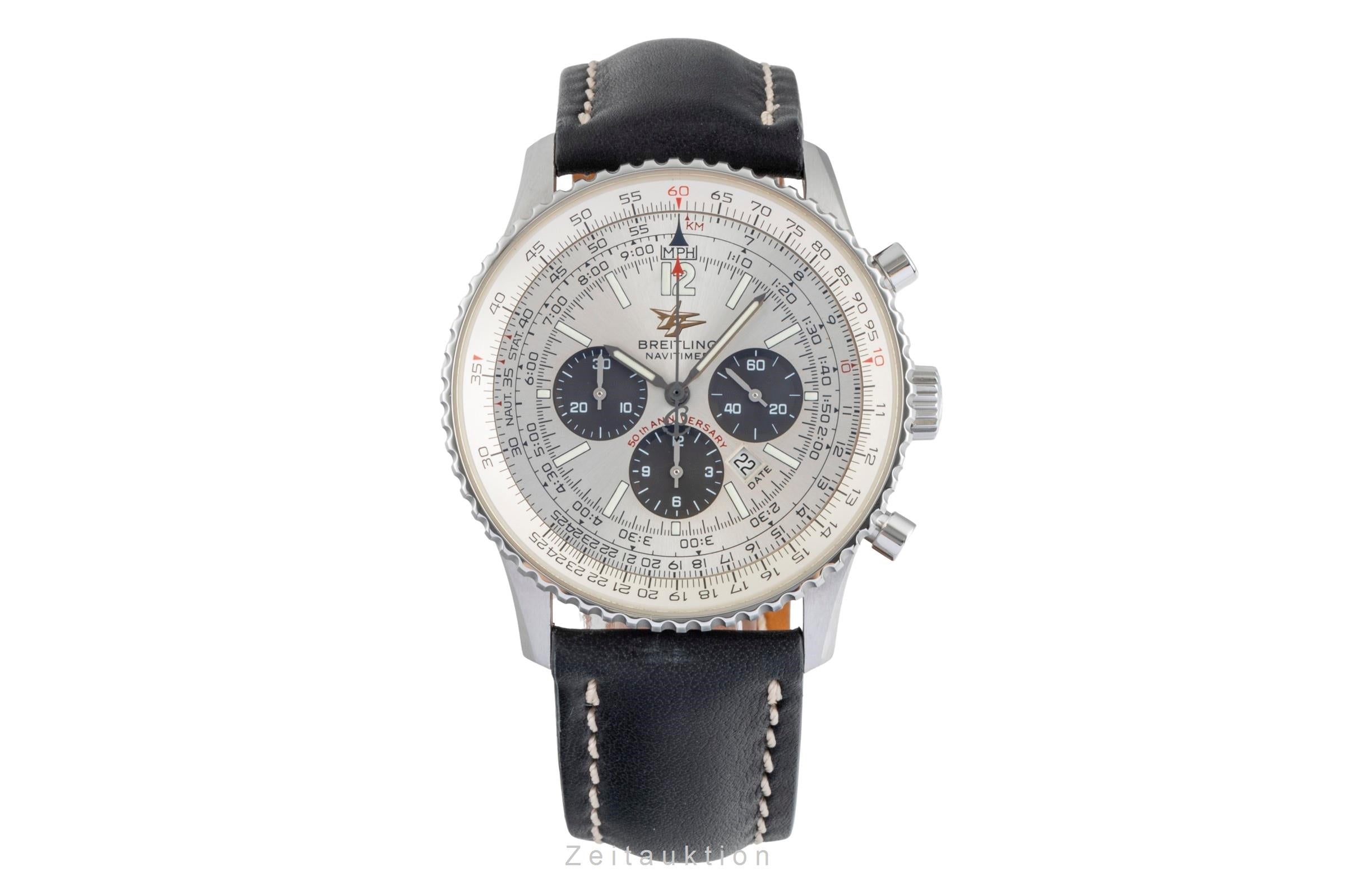 Breitling Navitimer chronographe acier automatique montre pour hommes A4132213/E505  [2503866]