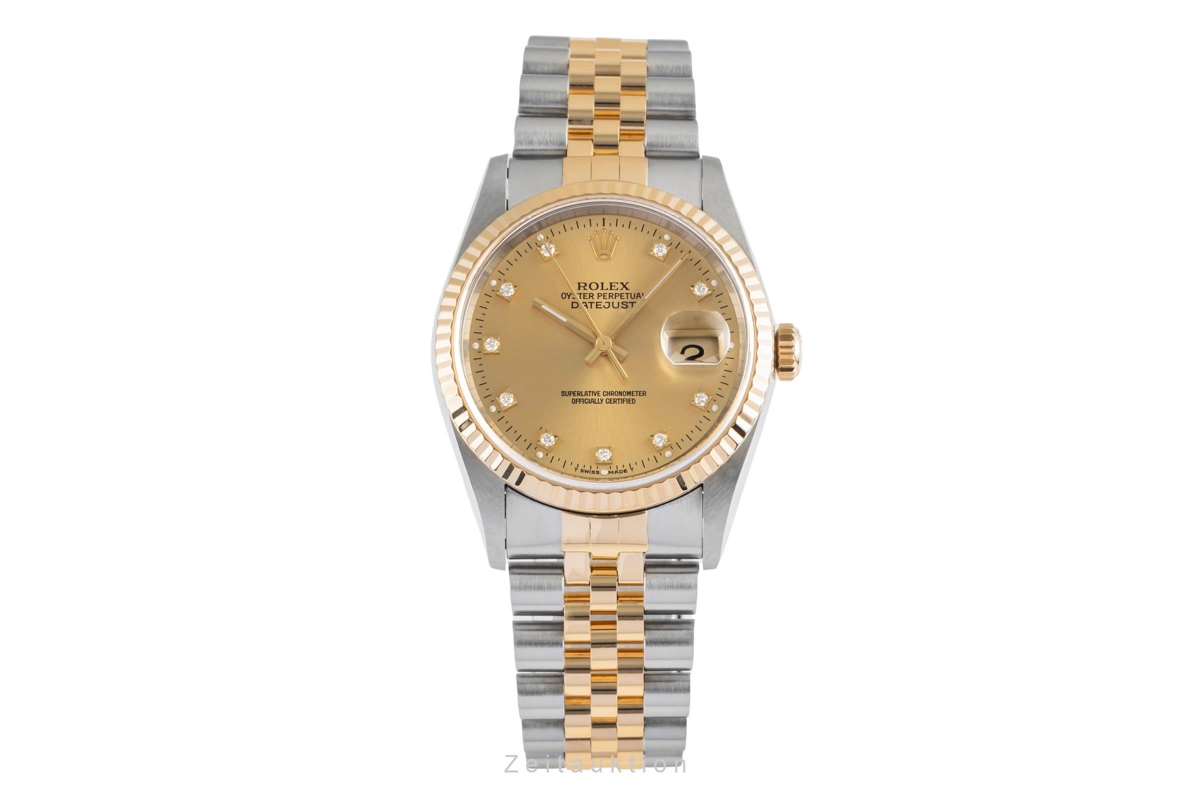 Rolex Datejust steel / gold automatic men's watch 16233  [2503868]
