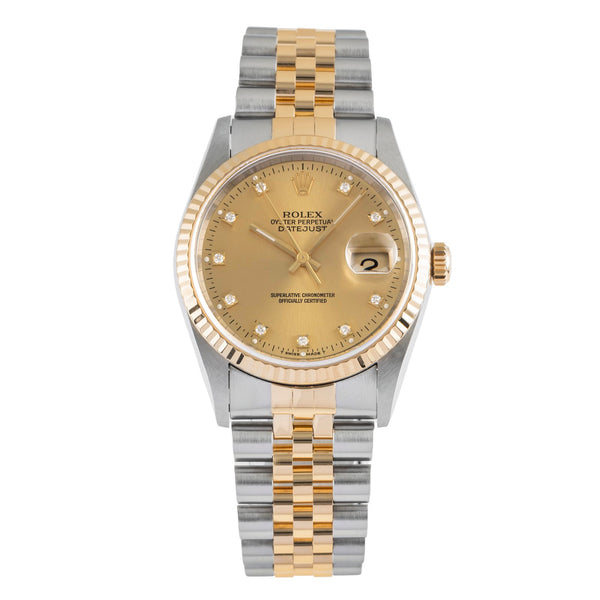 Rolex Datejust steel / gold automatic men's watch 16233  [2503868]