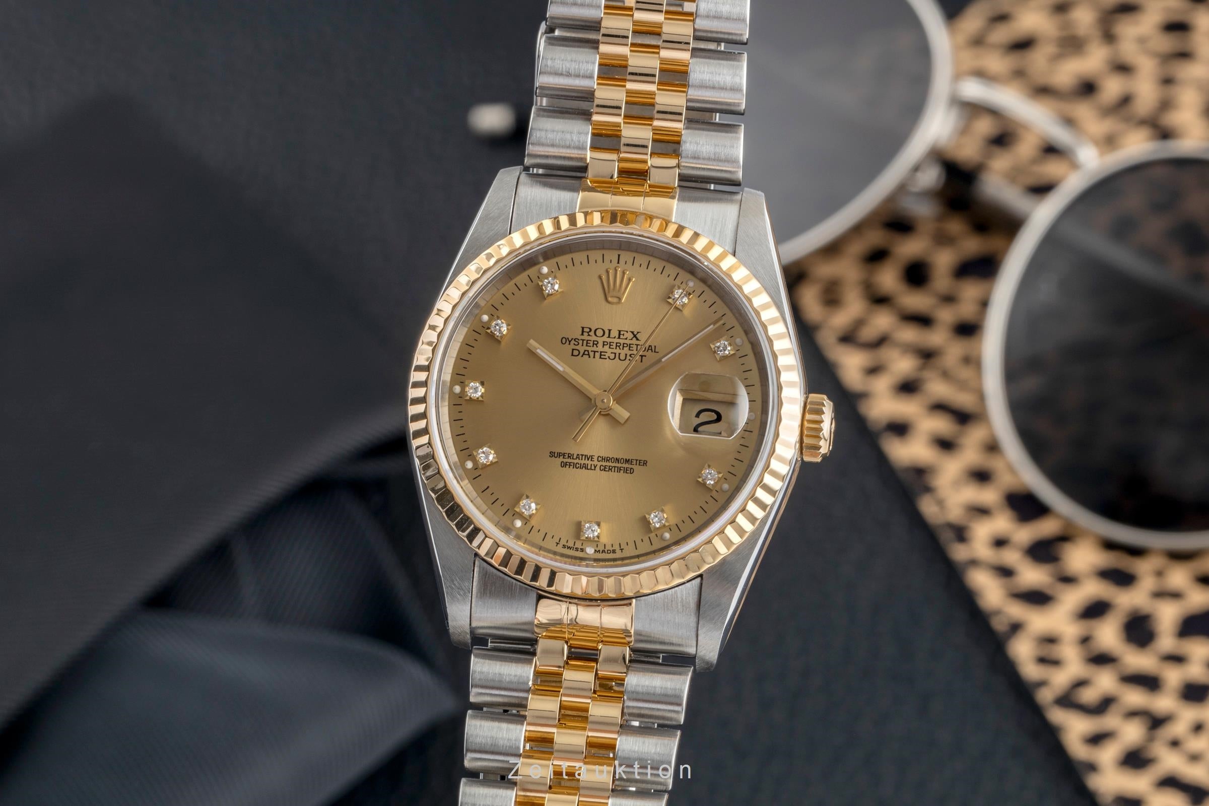 Rolex Datejust steel / gold automatic men's watch 16233  [2503868]