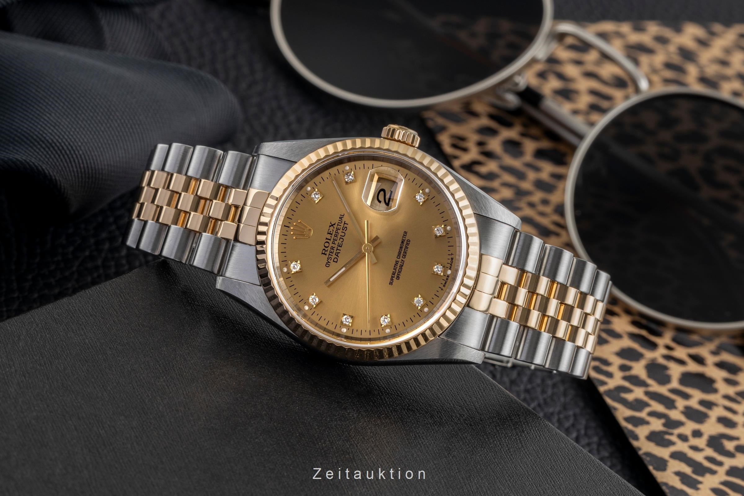 Rolex Datejust steel / gold automatic men's watch 16233  [2503868]