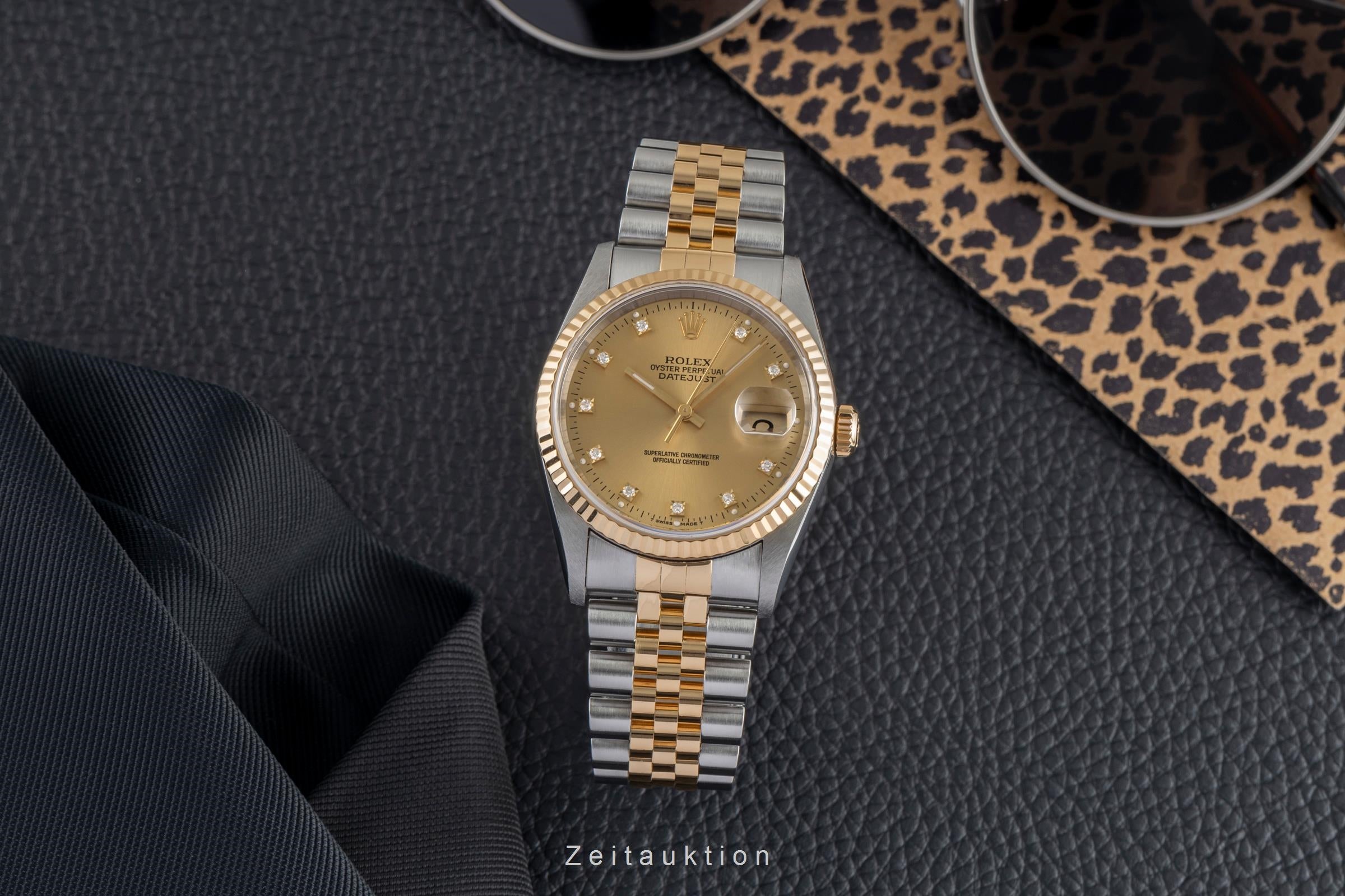 Rolex Datejust steel / gold automatic men's watch 16233  [2503868]