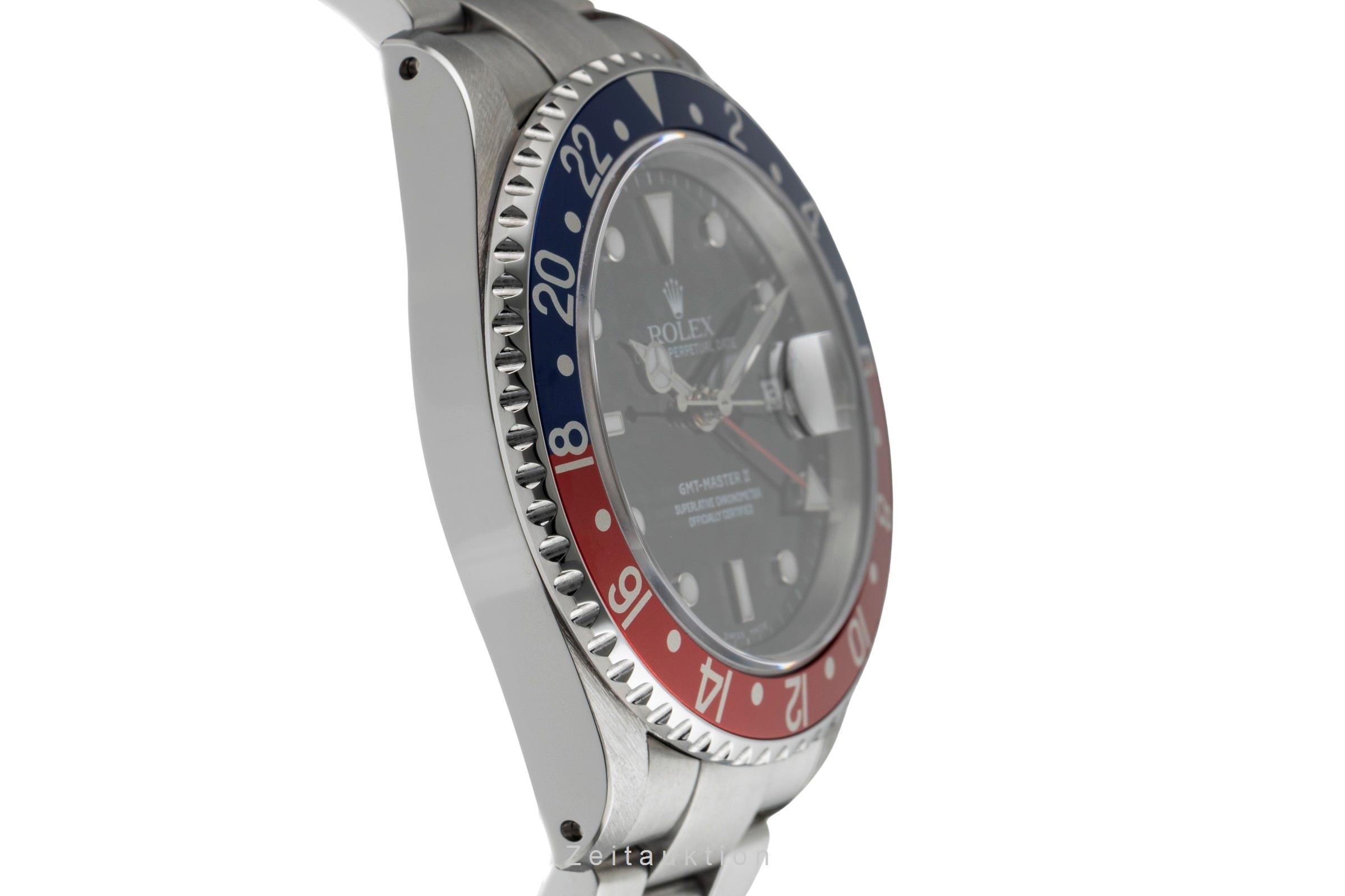 Rolex GMT-Master II Date "Pepsi" Edelstahl Oyster Perpetual Ref. 16710 Y-Serie [2503871]