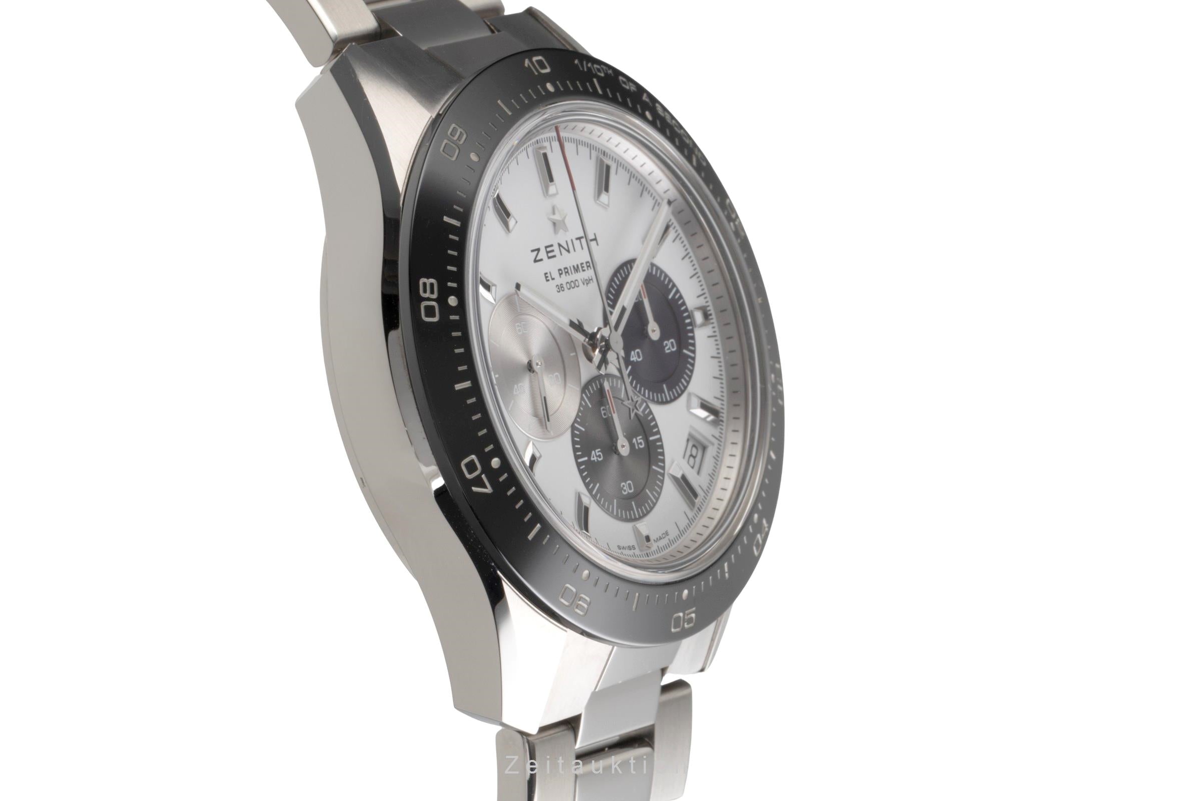 Zenith Chronomaster chronographe acier automatique montre pour hommes 03.3100.3600/69.M3100 LP: 11800EUR  [2503872]