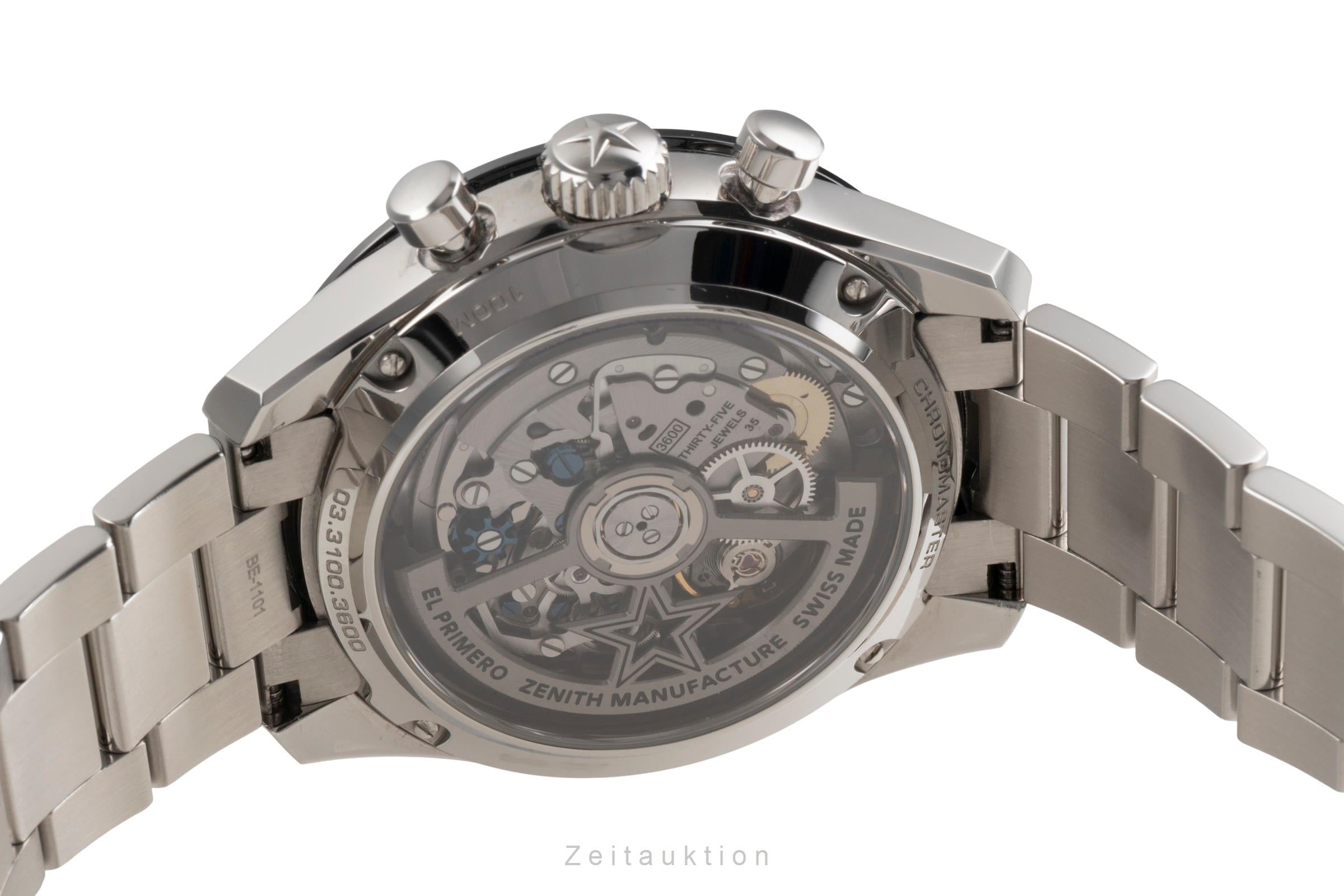 Zenith Chronomaster chronographe acier automatique montre pour hommes 03.3100.3600/69.M3100 LP: 11800EUR  [2503872]
