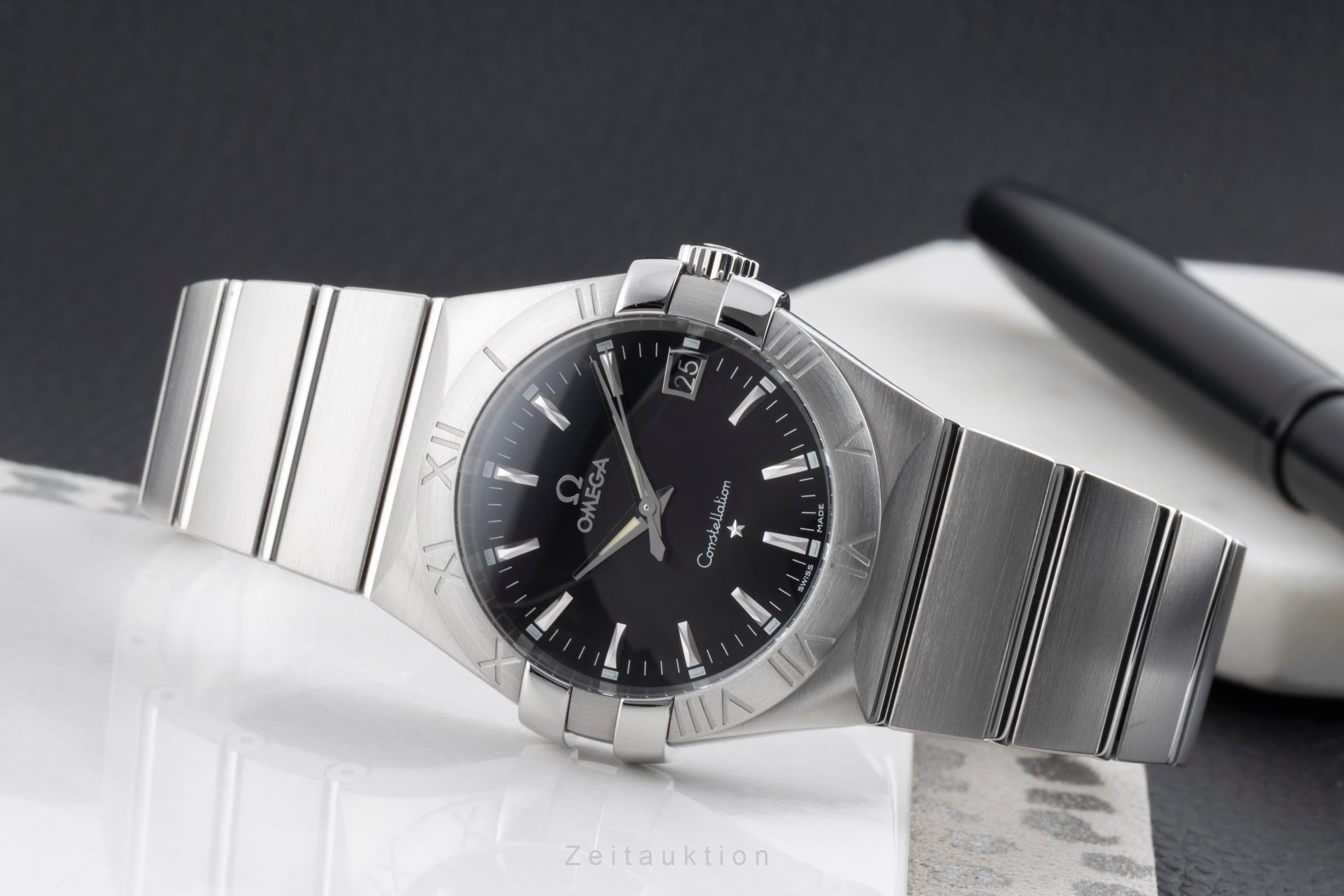 Omega Constellation steel quartz men's watch 123.10.35.60.01.001  [2503877]