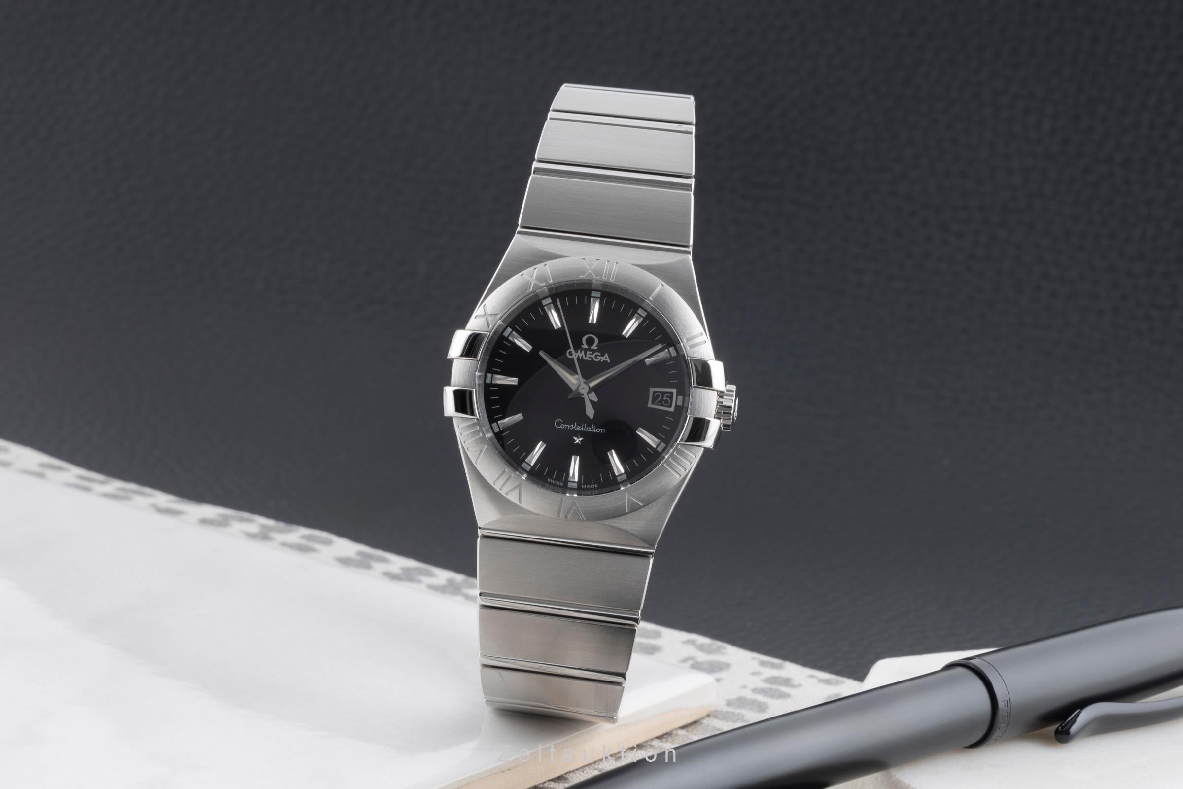 Omega Constellation steel quartz men's watch 123.10.35.60.01.001  [2503877]